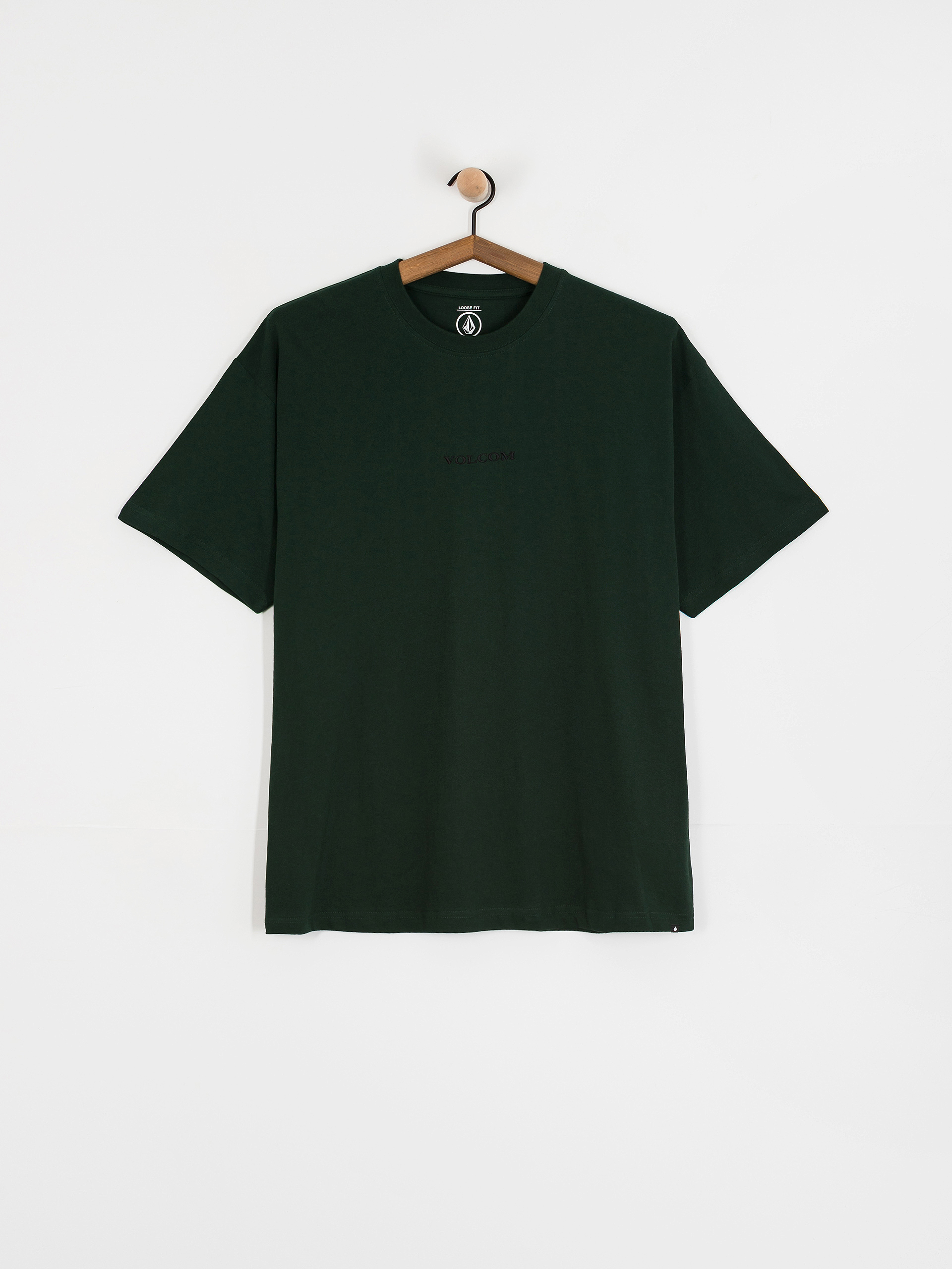 T-shirt Vans Left Chest II Loose - zielony (dried kelp)