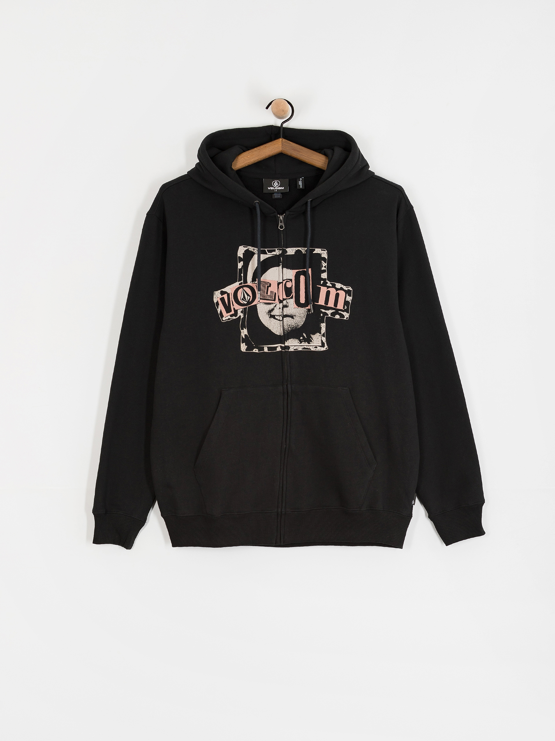 Bluza z kapturem Volcom Stick Stoner ZHD (antique black)