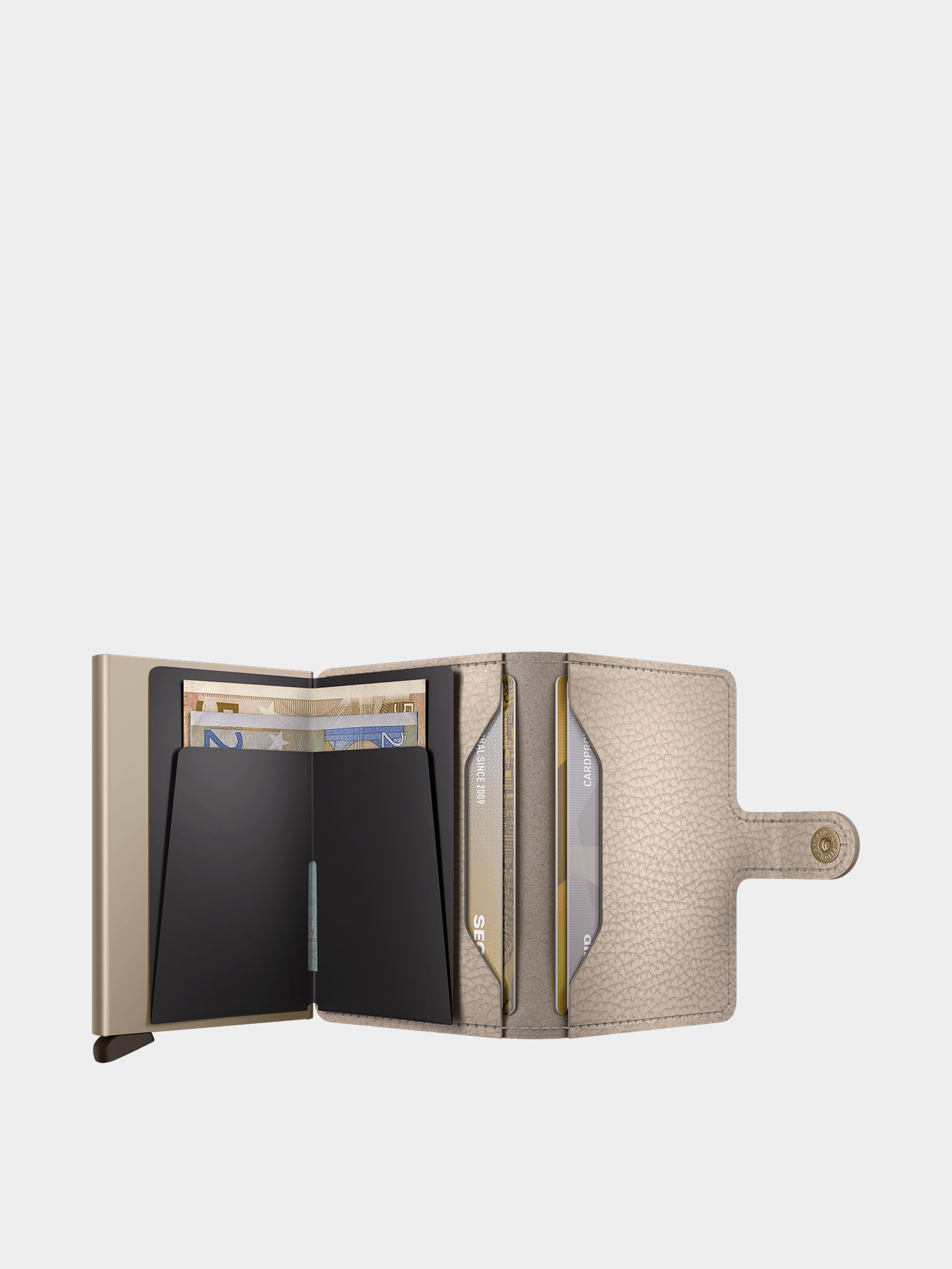 Portfel Secrid Miniwallet (pebble latte)