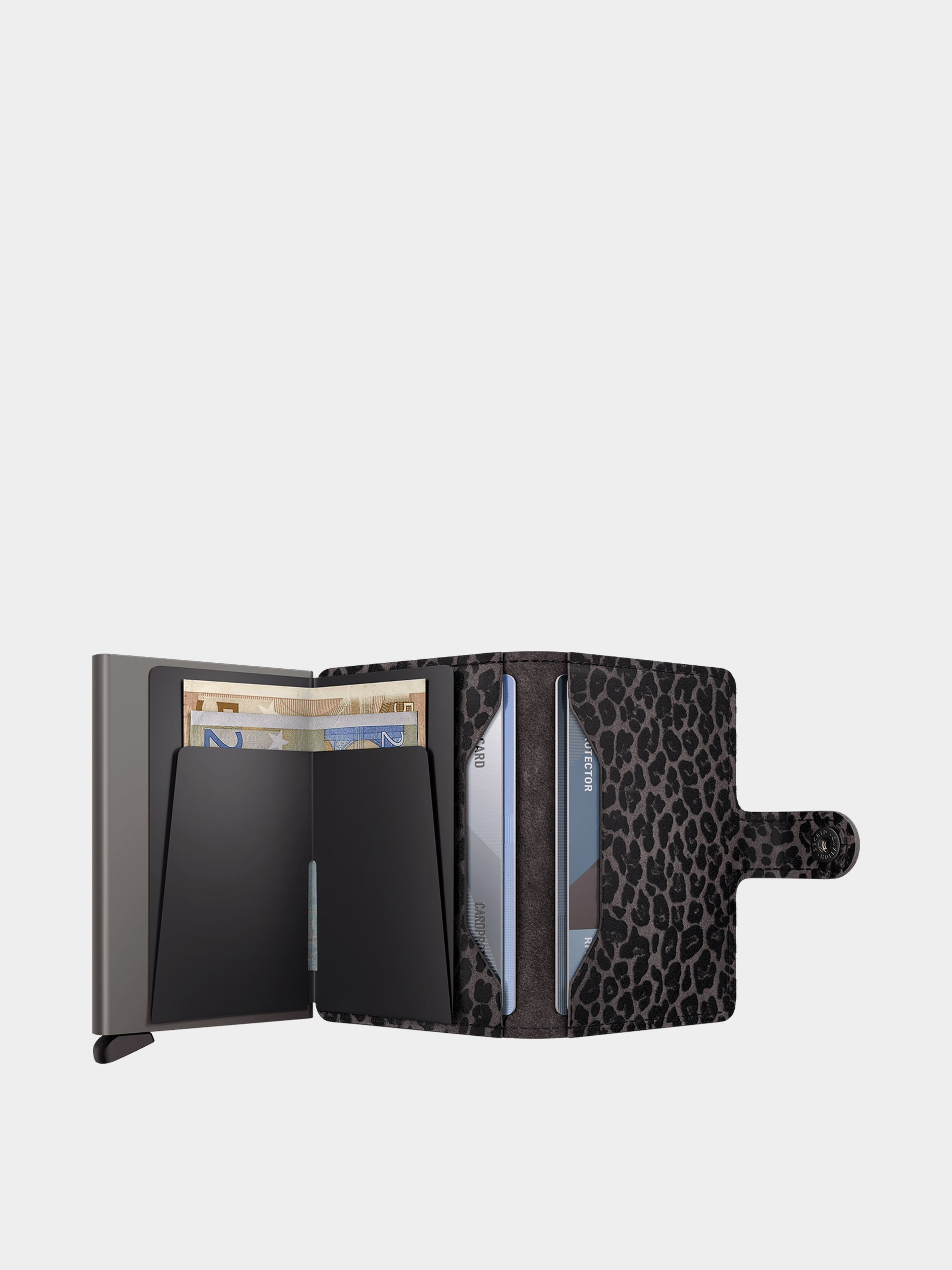 Portfel Secrid Miniwallet (leo grey)