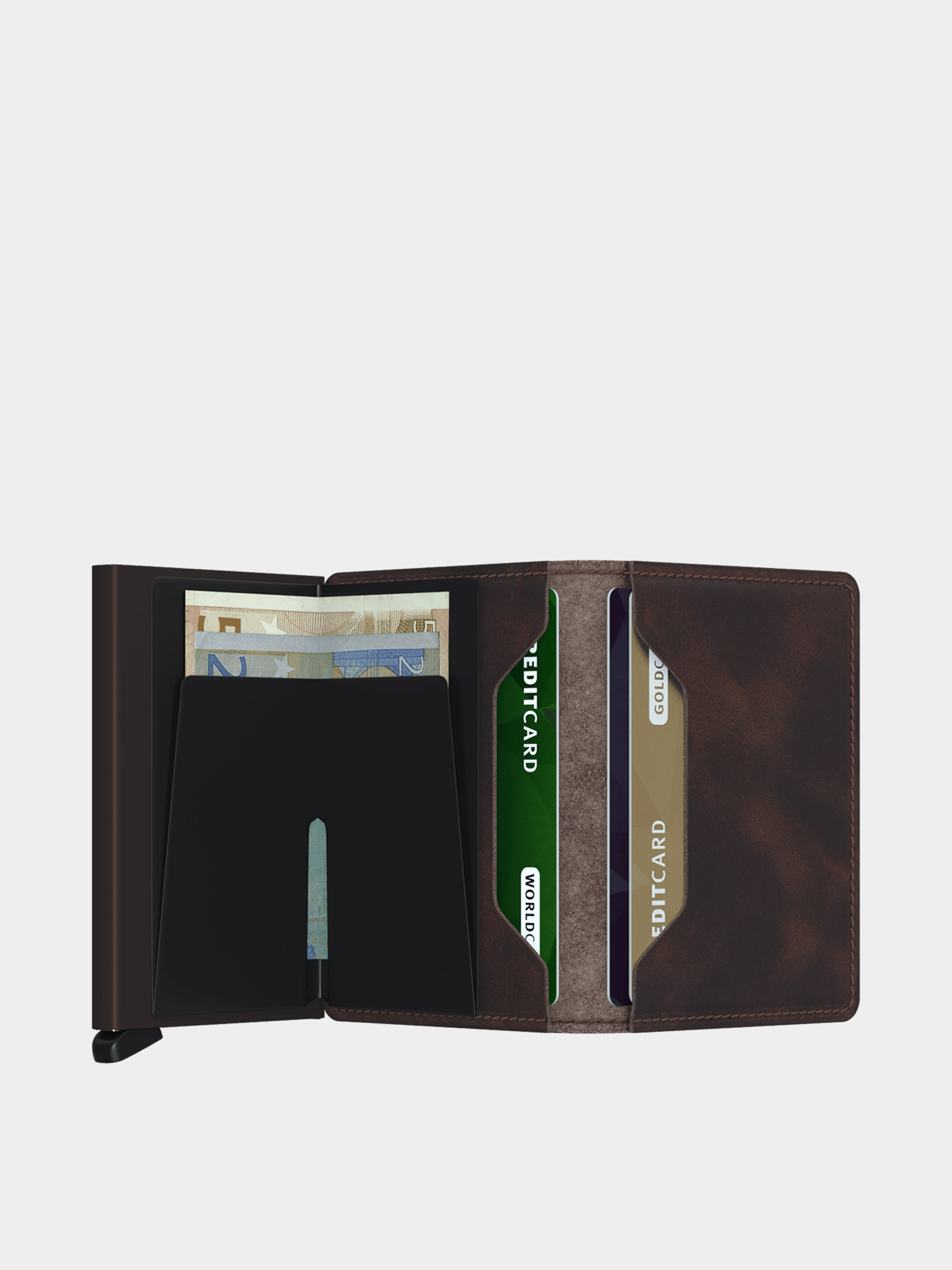 Portfel Secrid Slimwallet (vintage chocolate)