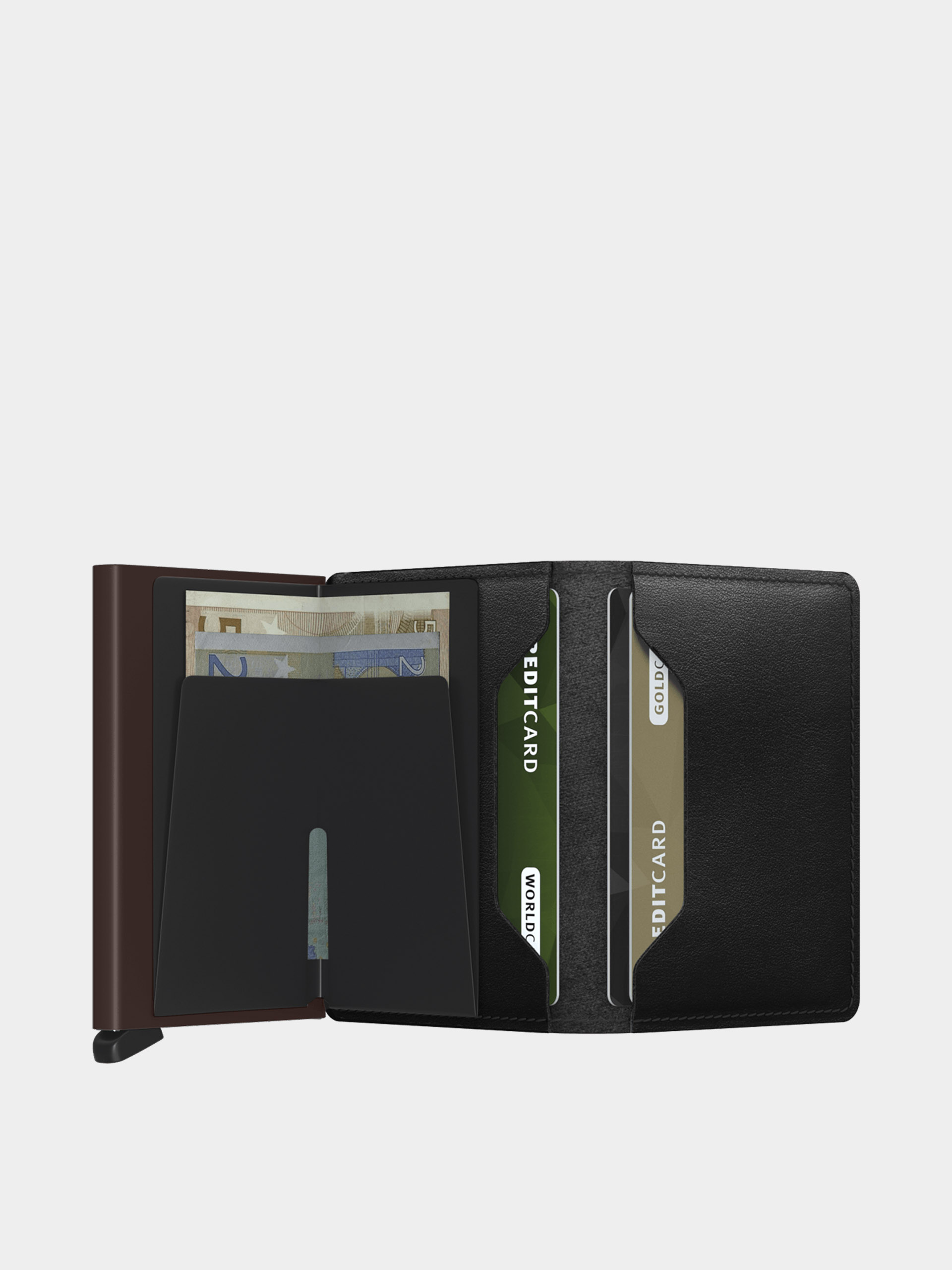 Portfel Secrid Slimwallet (original black/brown)