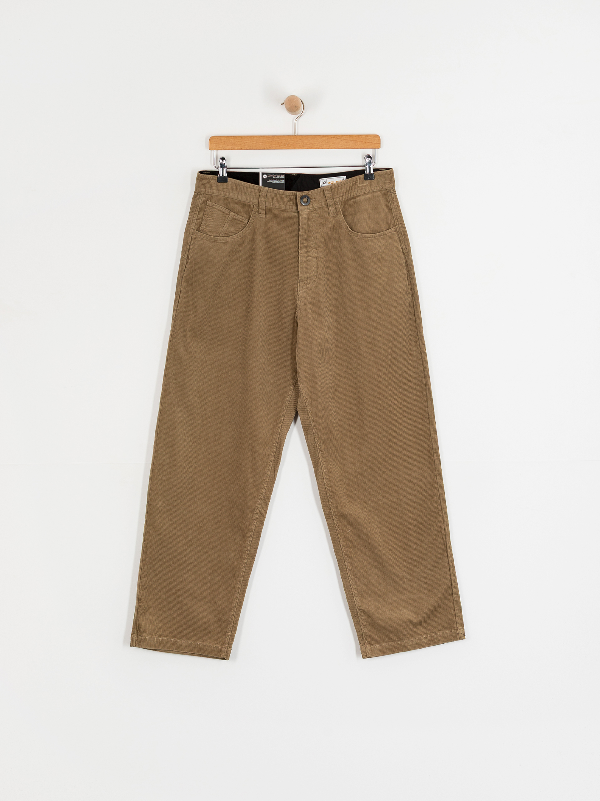 Spodnie Volcom Frickin Loose Tapered Cord (khaki)