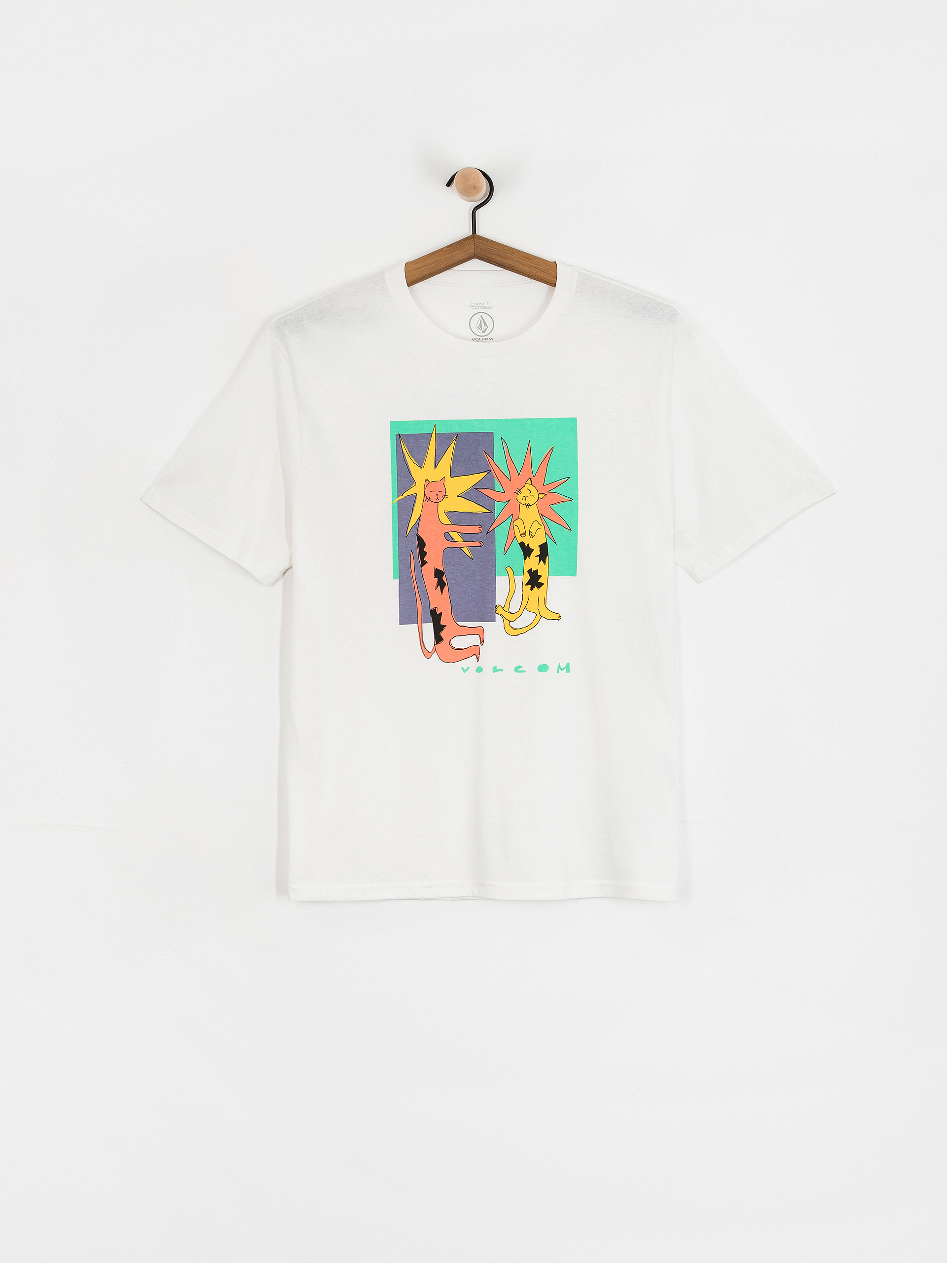 T-shirt Volcom Longo Cats Bsc (white)