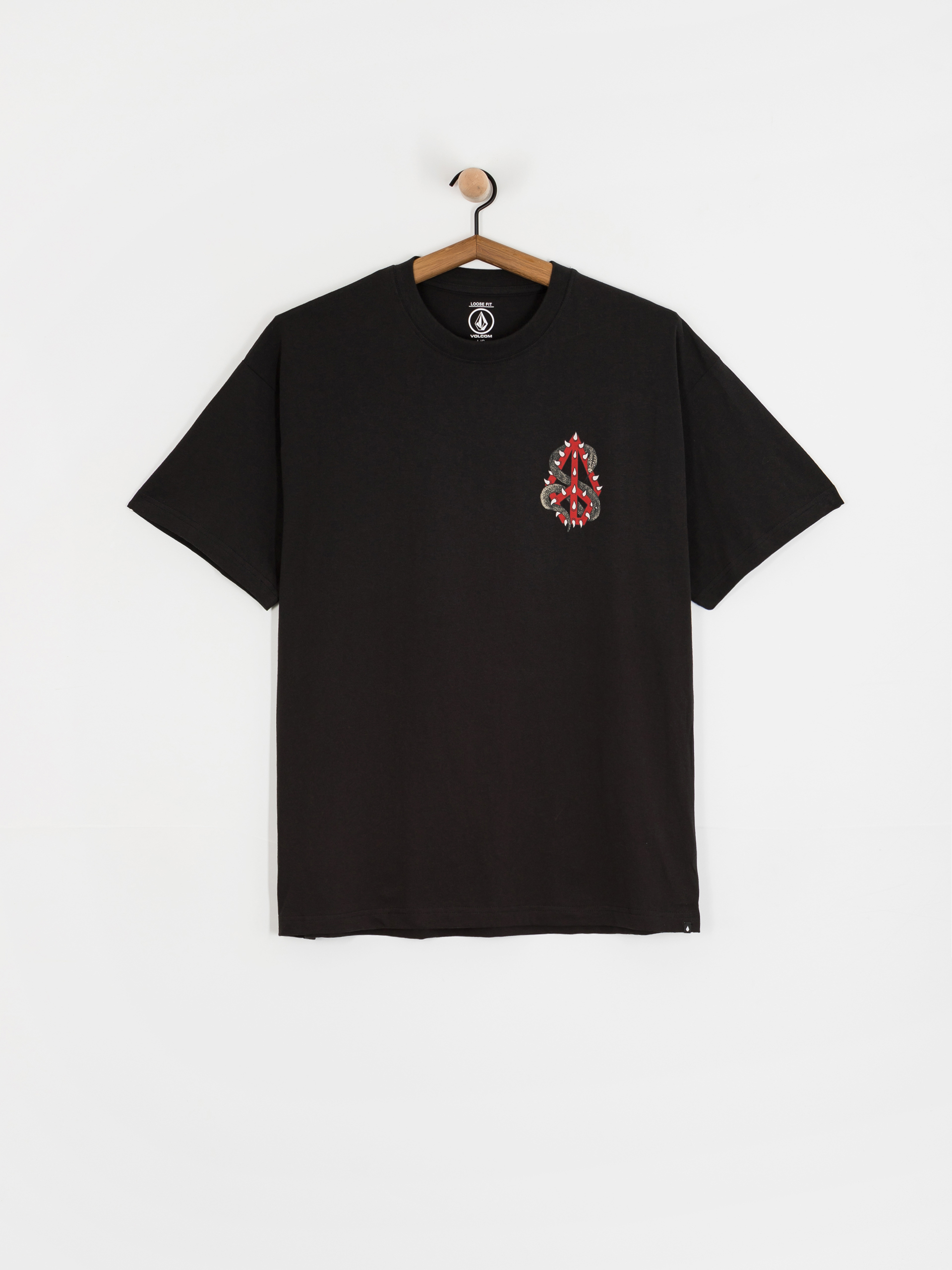 T-shirt Volcom Snake Peace Lse (black)