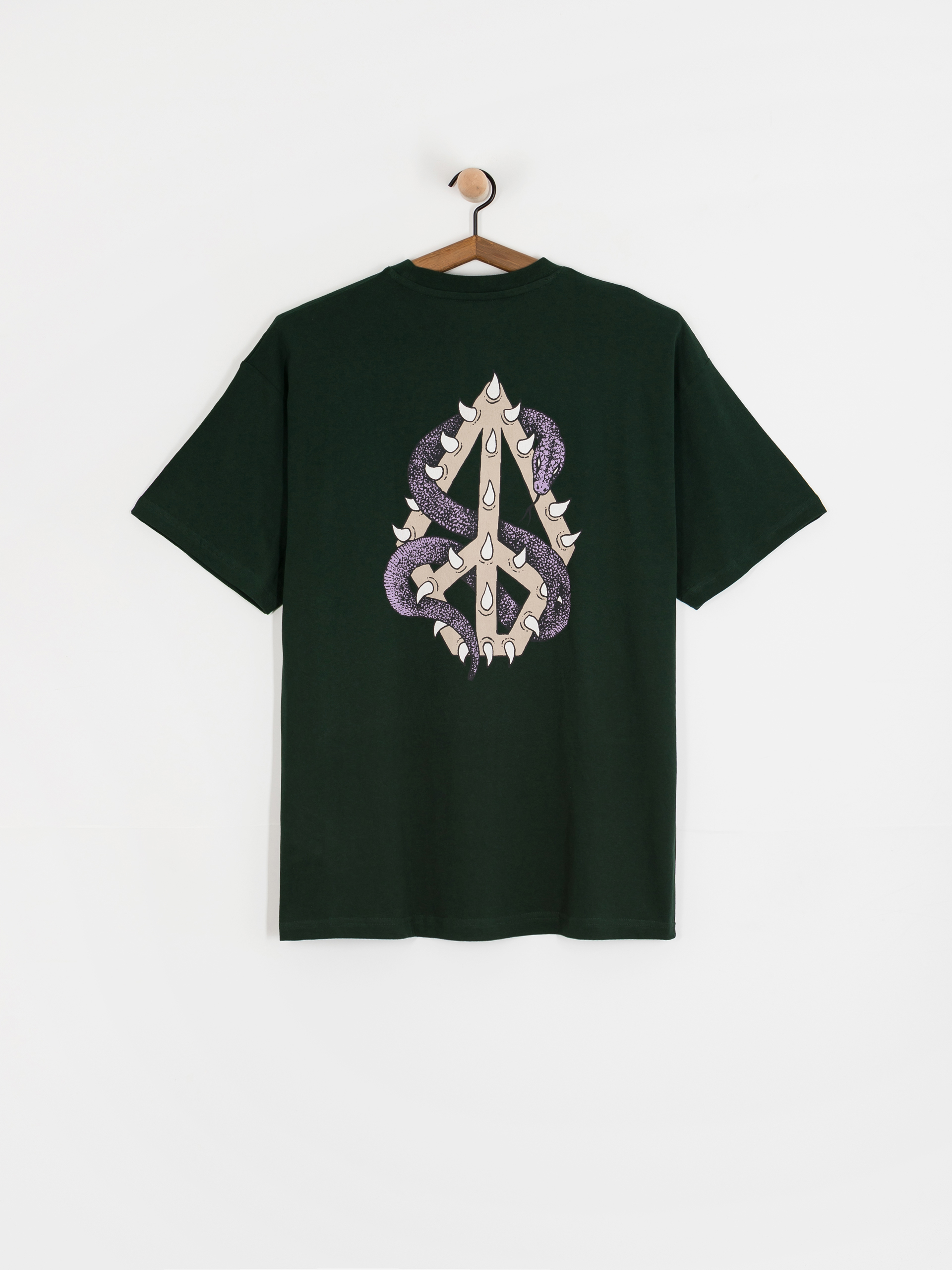 T-shirt Volcom Snake Peace Lse (scarab)