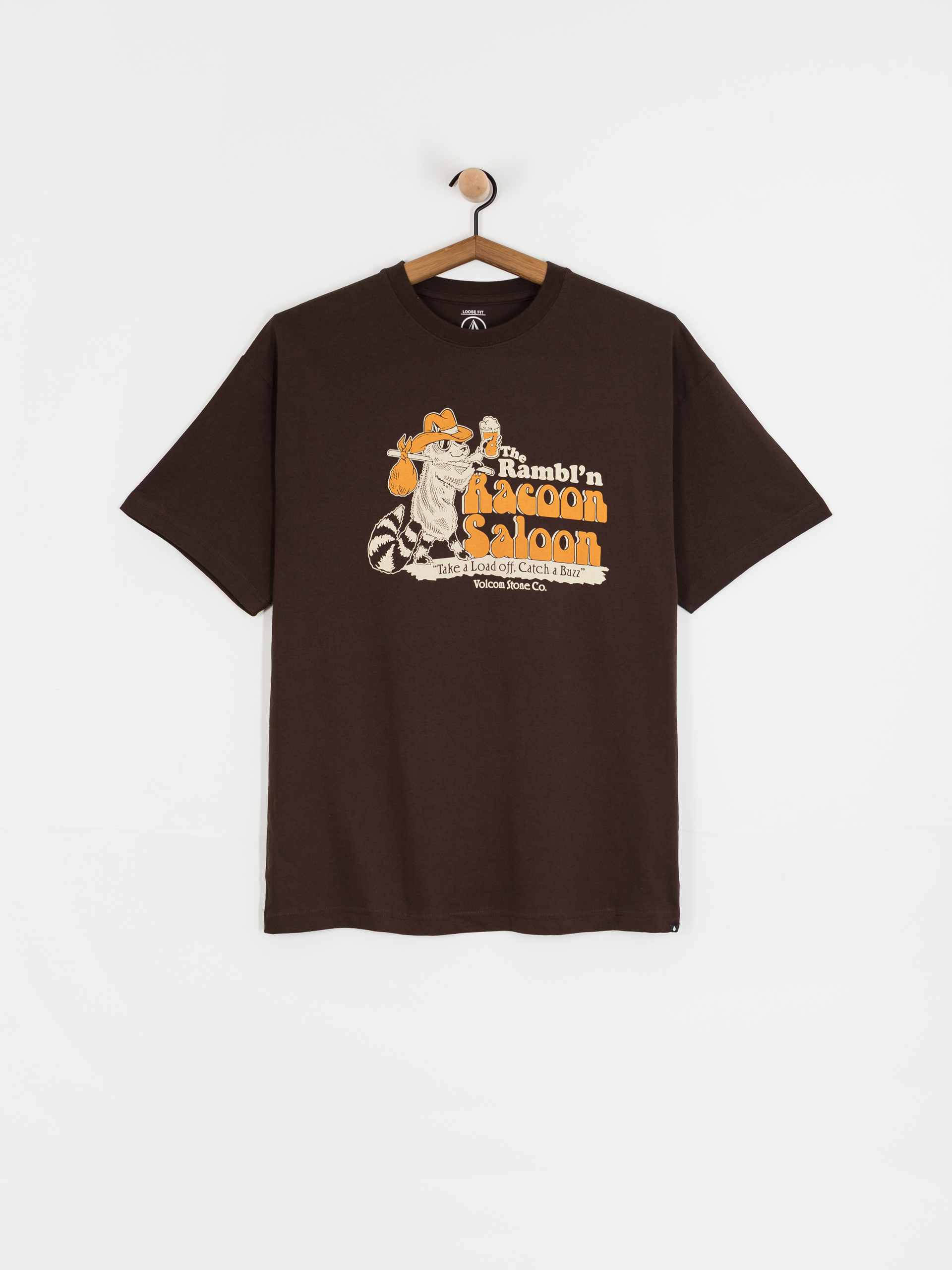 T-shirt Volcom Racoon Lse (cacao)