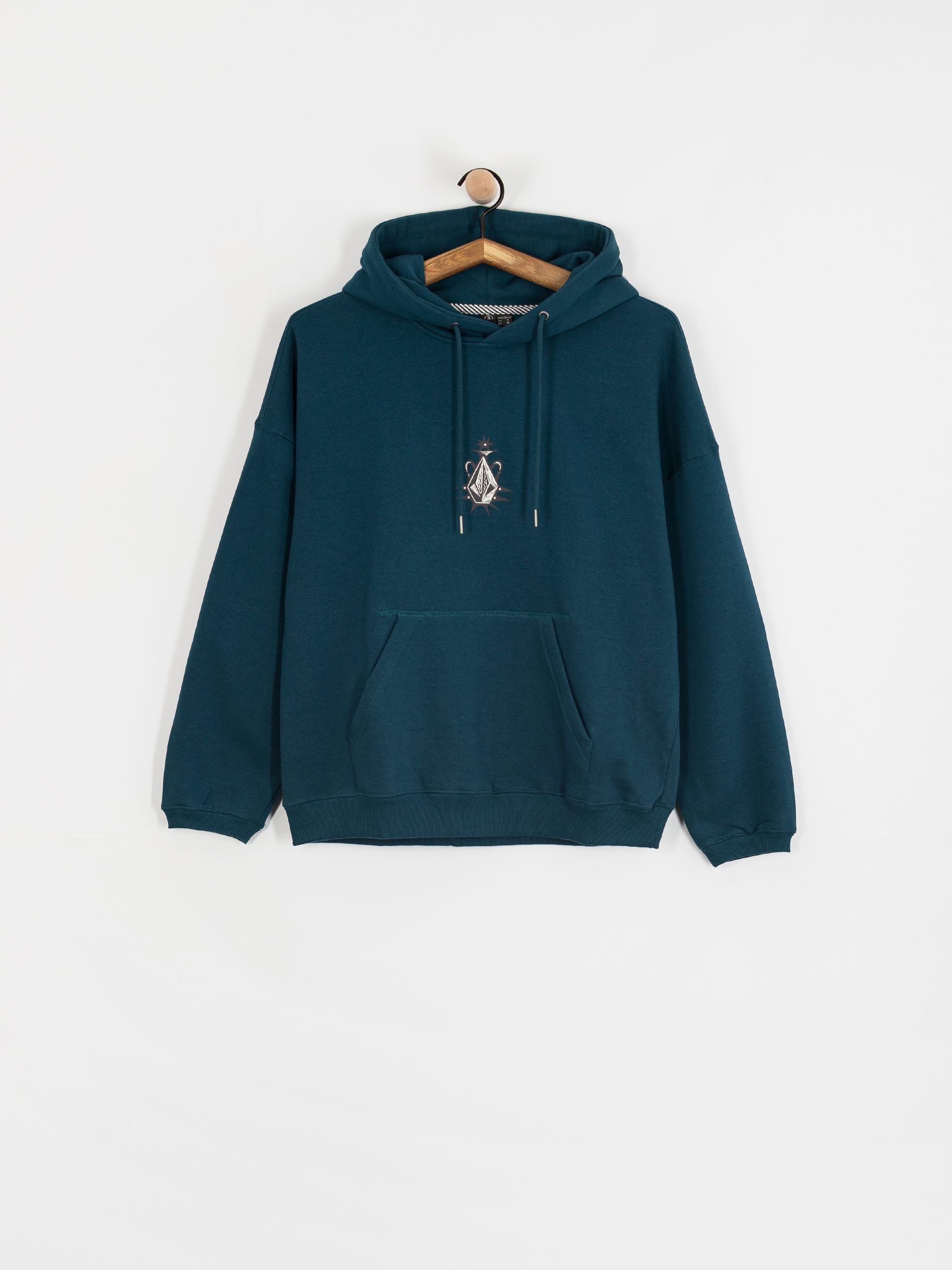 Bluza z kapturem Volcom Fa Vaderetro HD Wmn (emerald green)