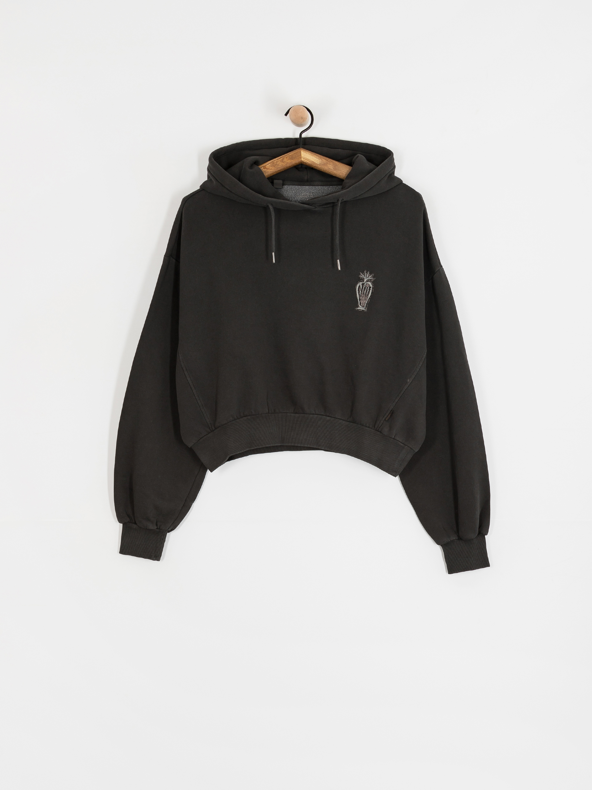 Bluza z kapturem Volcom Fa Vaderetro HD Wmn (vintage black)