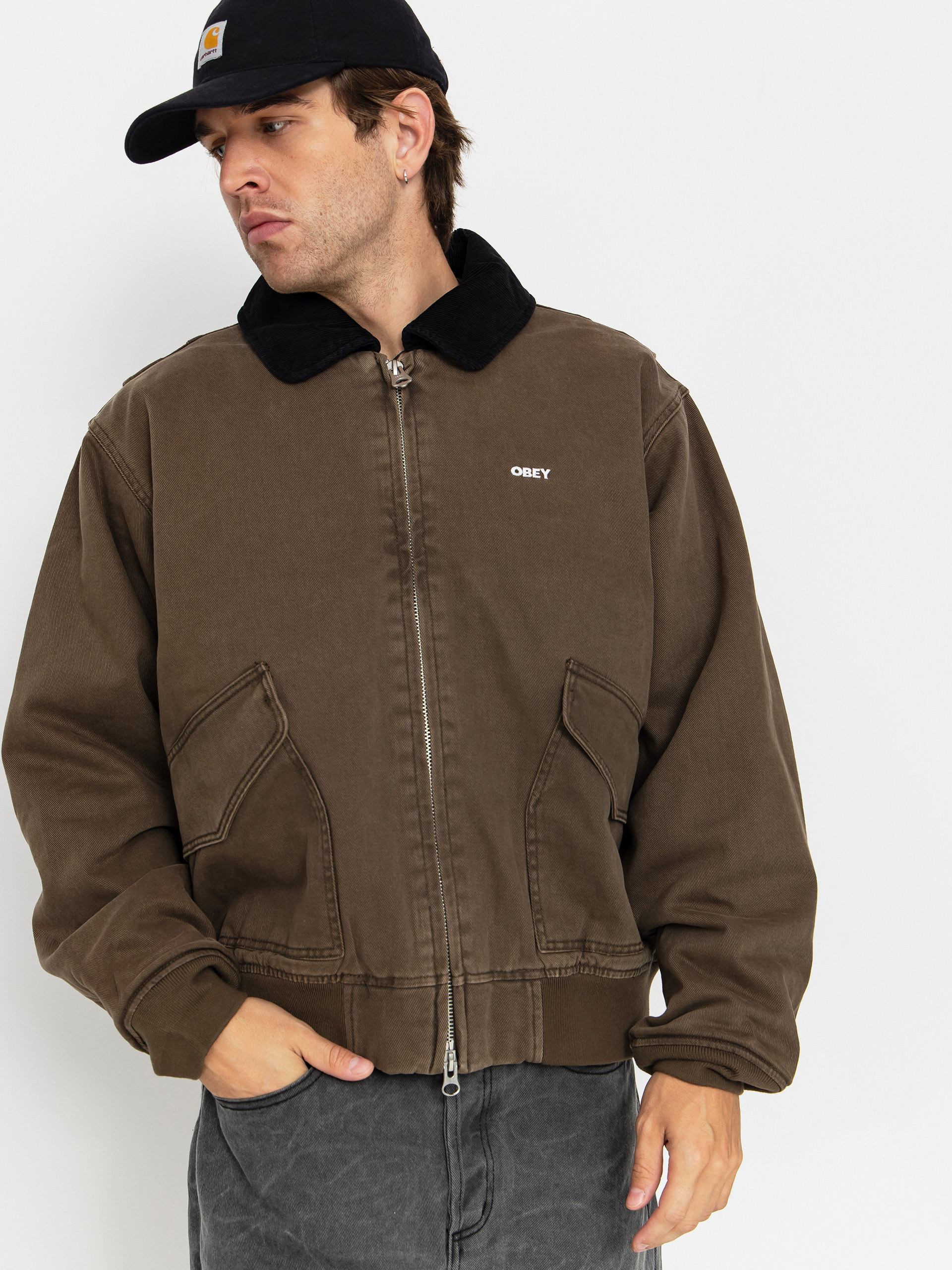 Kurtka OBEY Fade Wash Cwu (wren faded wash)