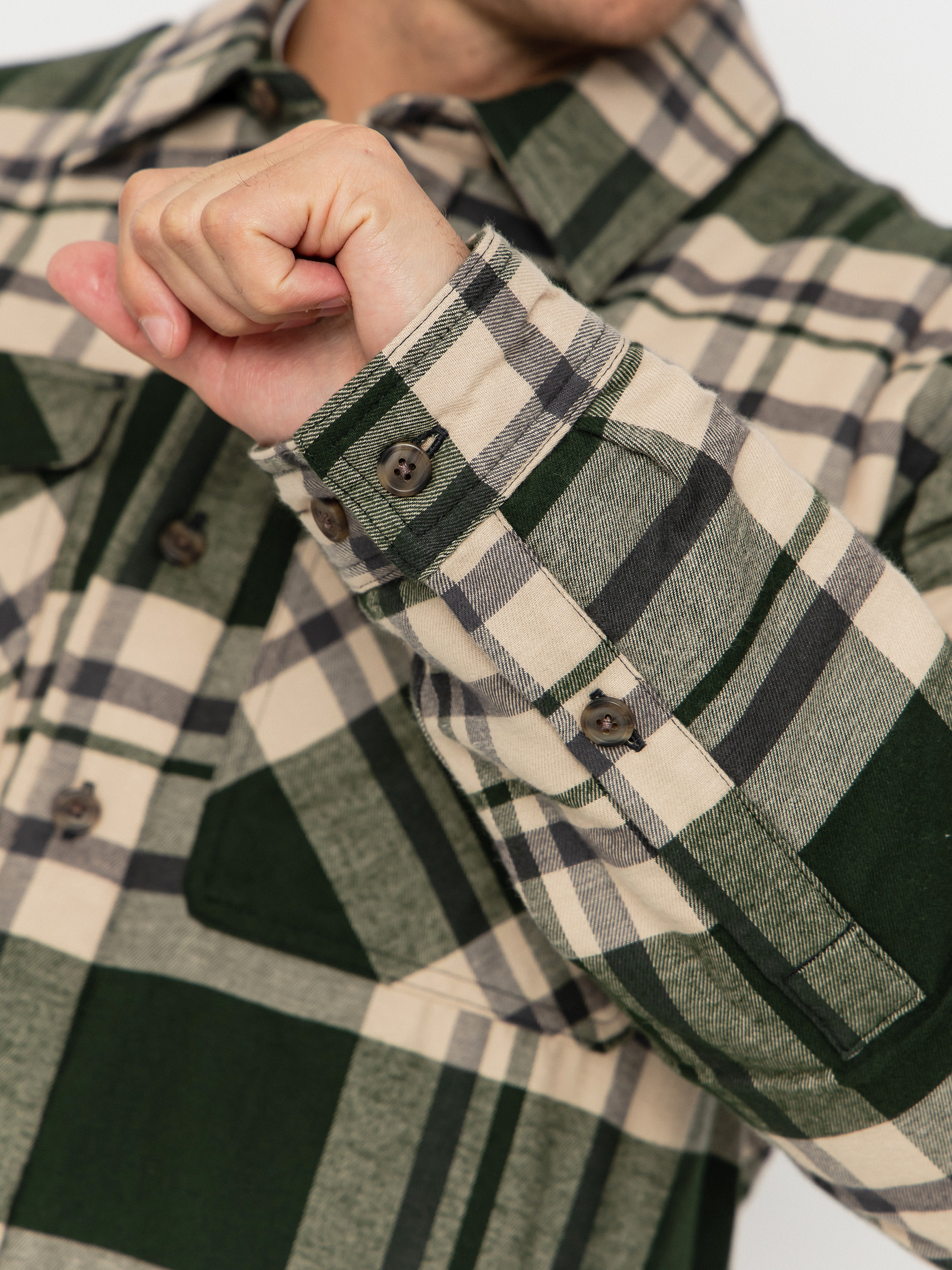 Koszula Patagonia LW Insulated Fjord Flannel (ashore old growth green)