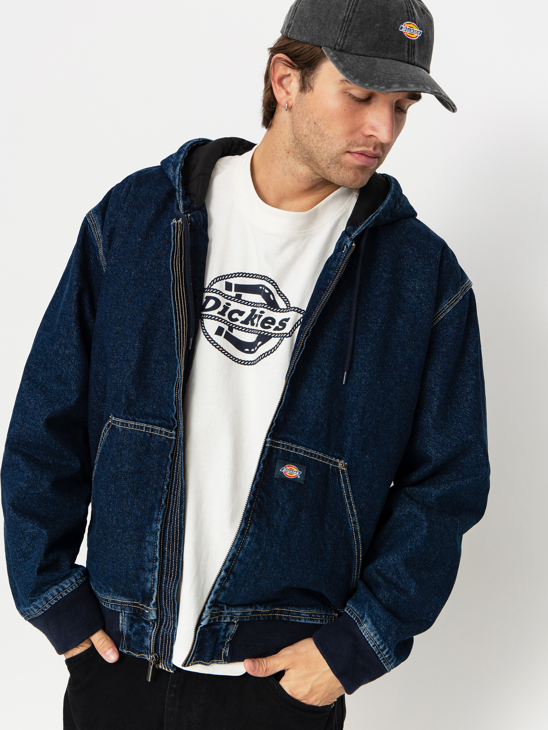 Kurtka Dickies Hilham Hooded (dark indigo)