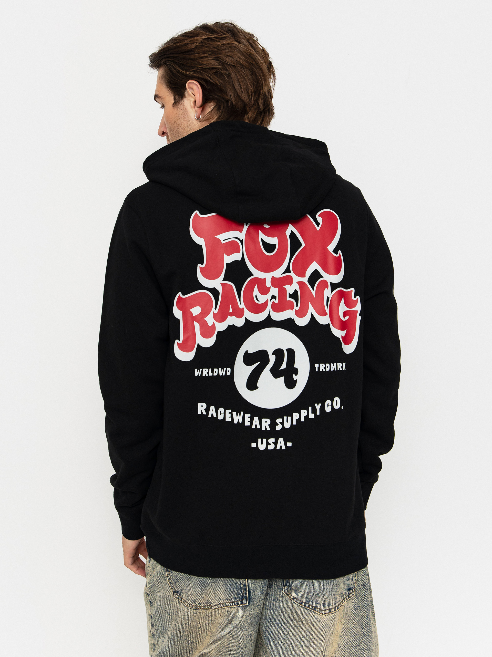 Bluza z kapturem Fox Racewear HD (black)