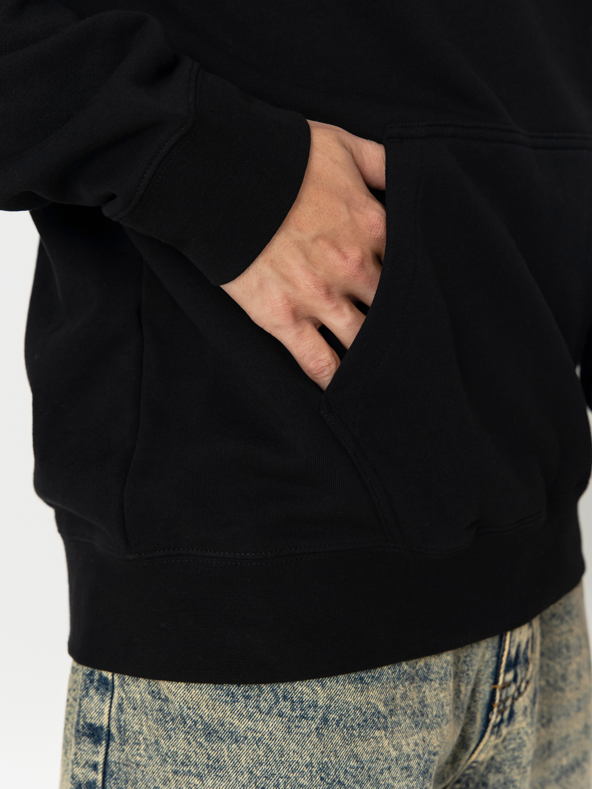 Bluza z kapturem Fox Slogan HD (black)