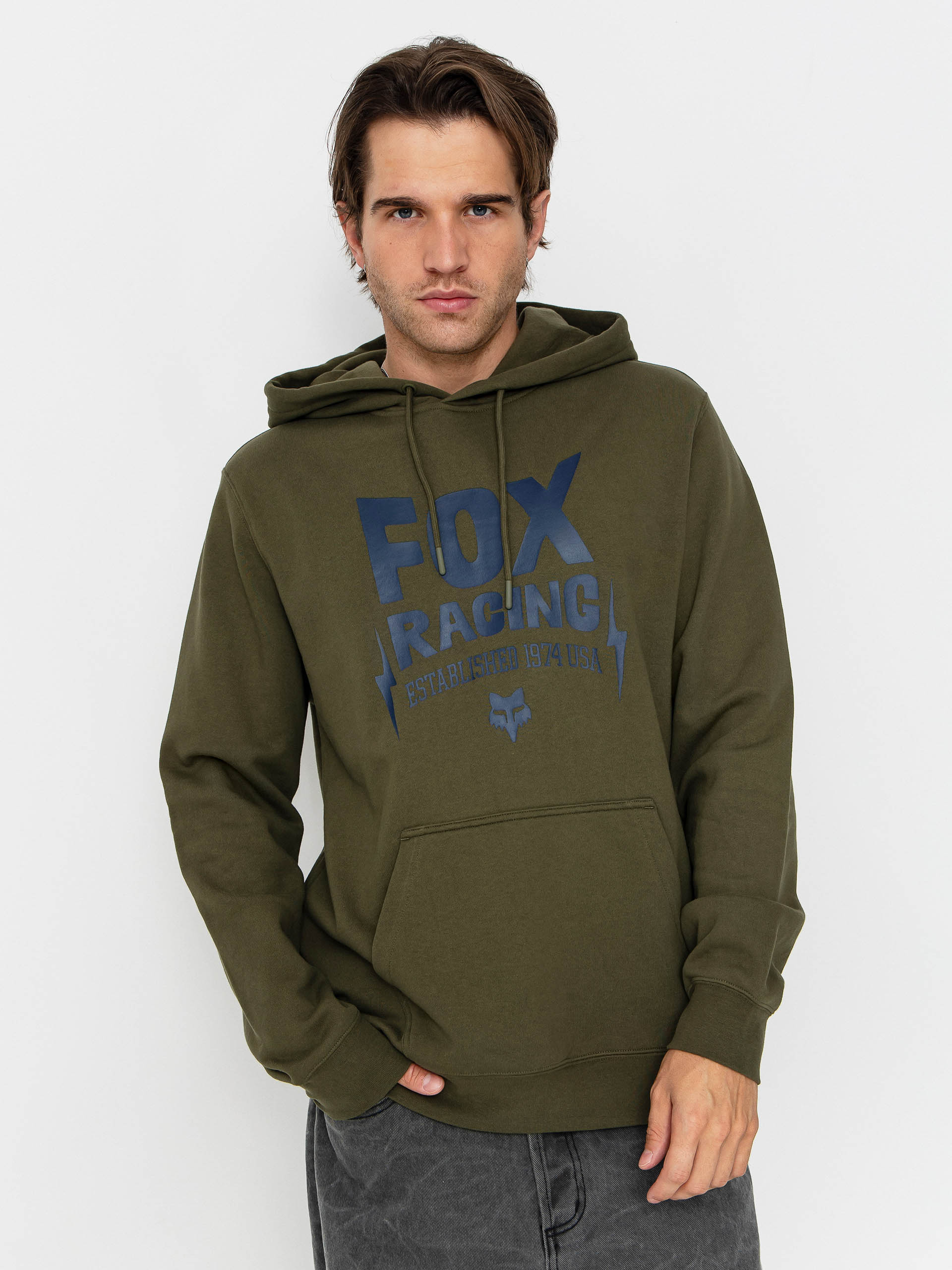 Bluza z kapturem Fox Bolt HD (olive green)
