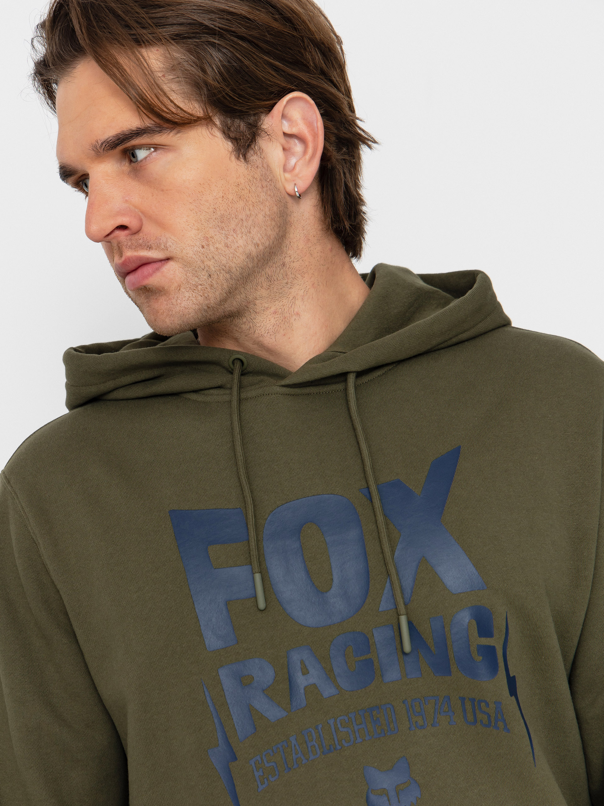 Bluza z kapturem Fox Bolt HD (olive green)
