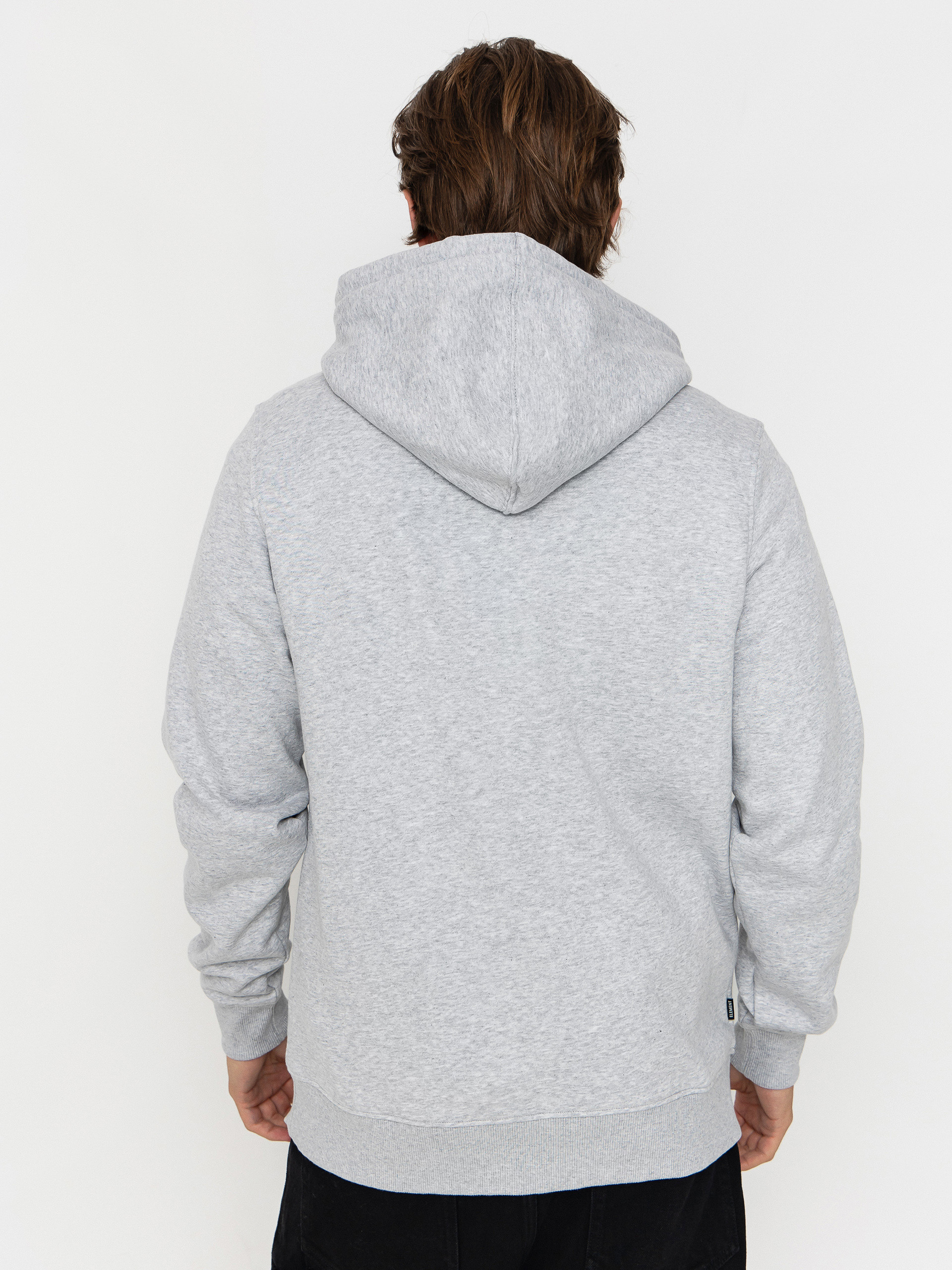 Bluza z kapturem Element Icon Embroidery ZHD (mid grey heather)