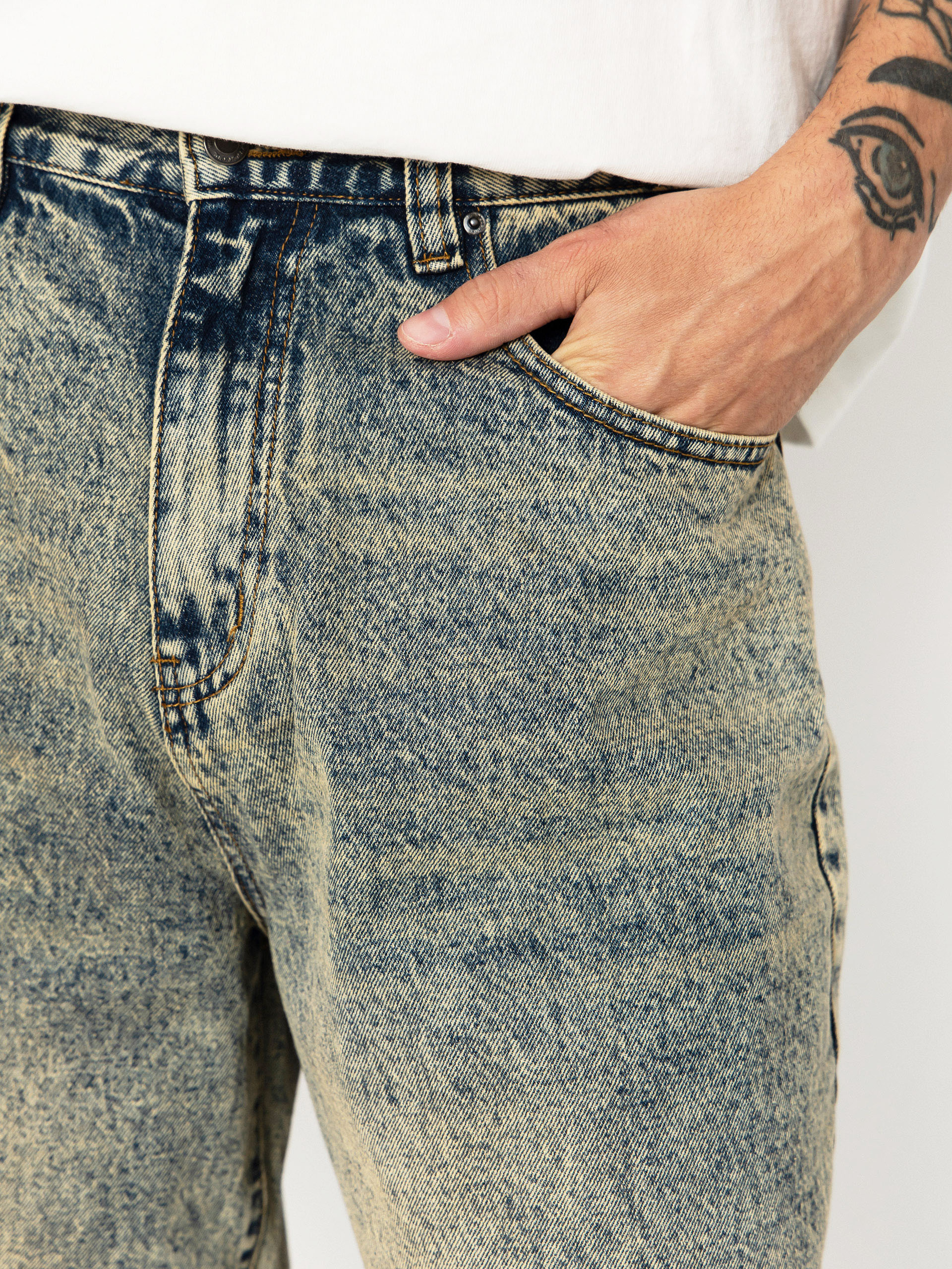 Spodnie Wasted Paris Grant (acid blue)