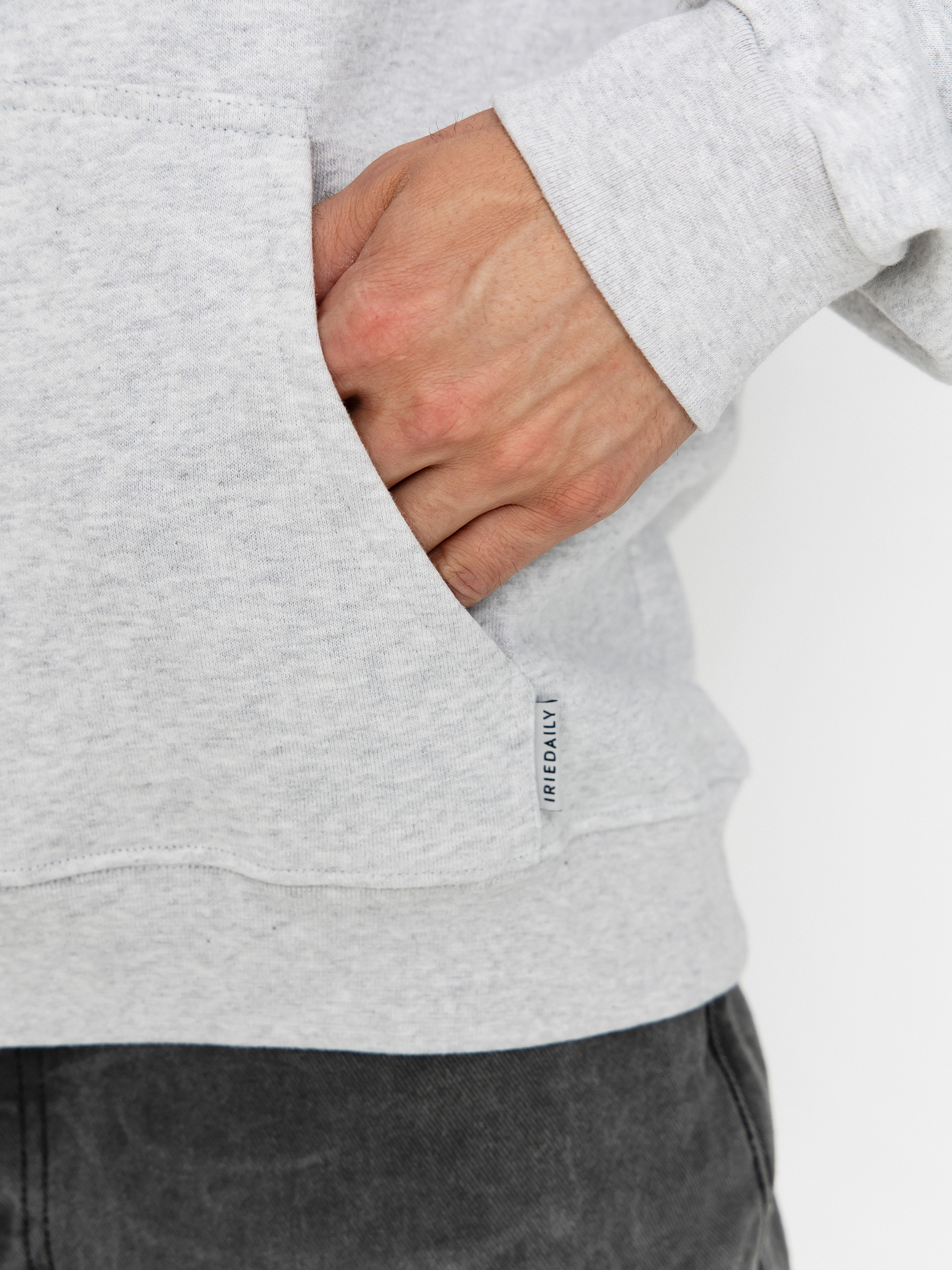 Bluza z kapturem Iriedaily No Love HD (ash heather)