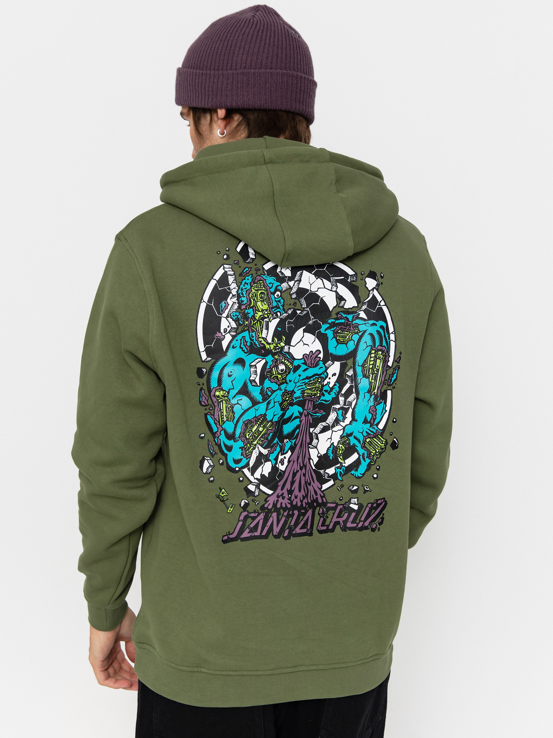 Bluza Santa Cruz Roskopp Dissect Strip (dark moss)