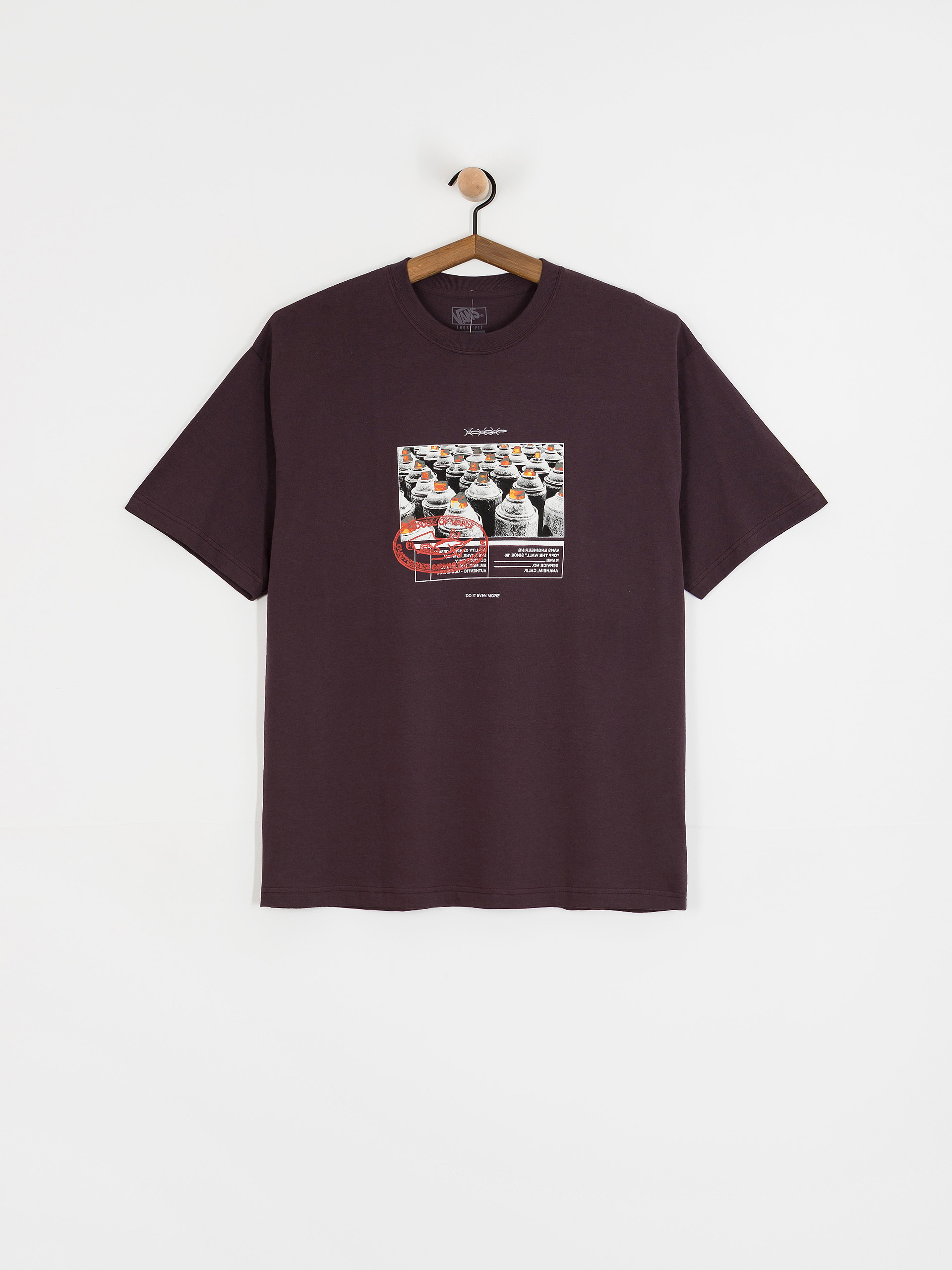 T-shirt Vans Style Tips (dark port)