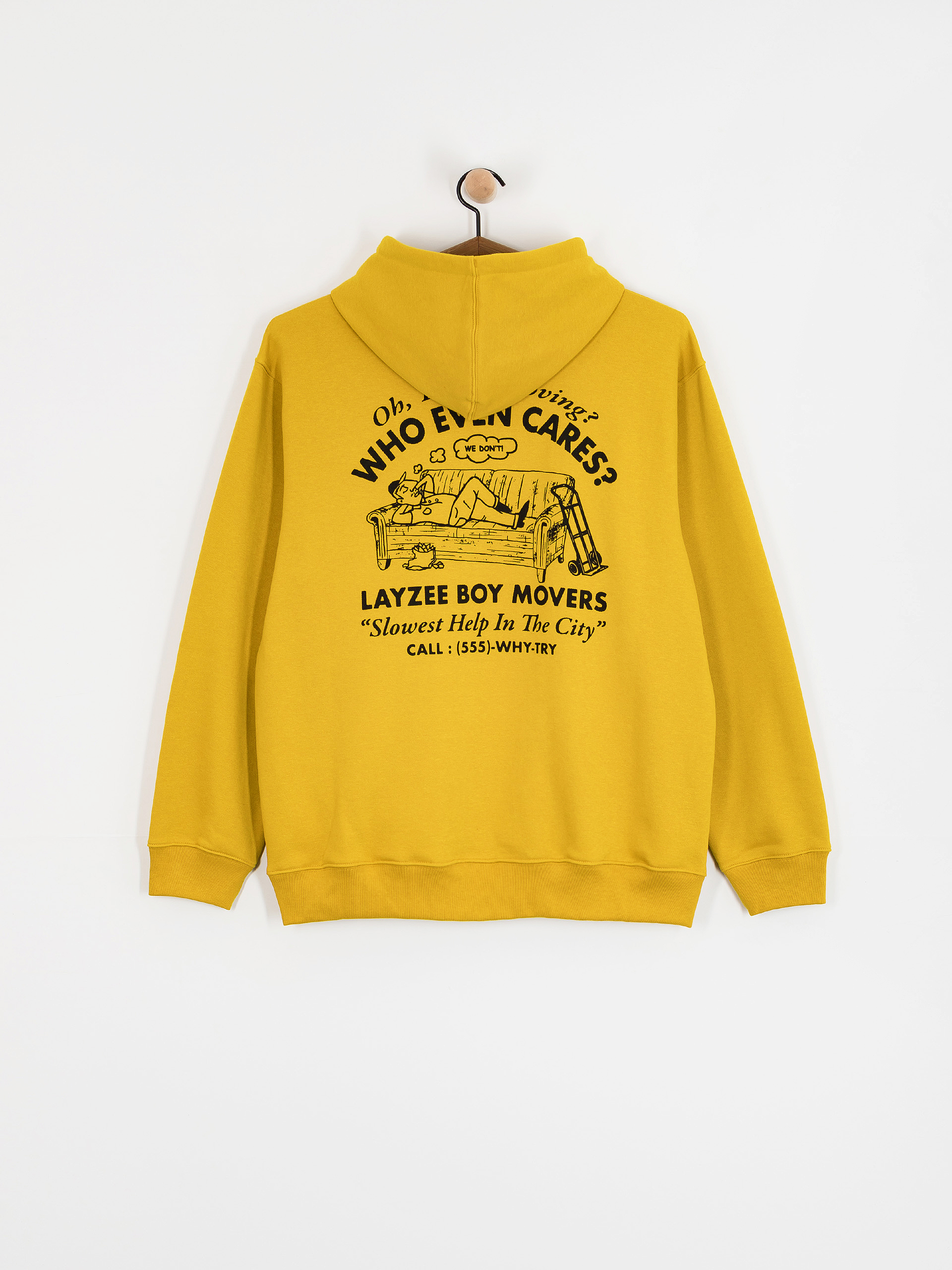 Bluza z kapturem Vans Moving Co HD (heritage mustard)