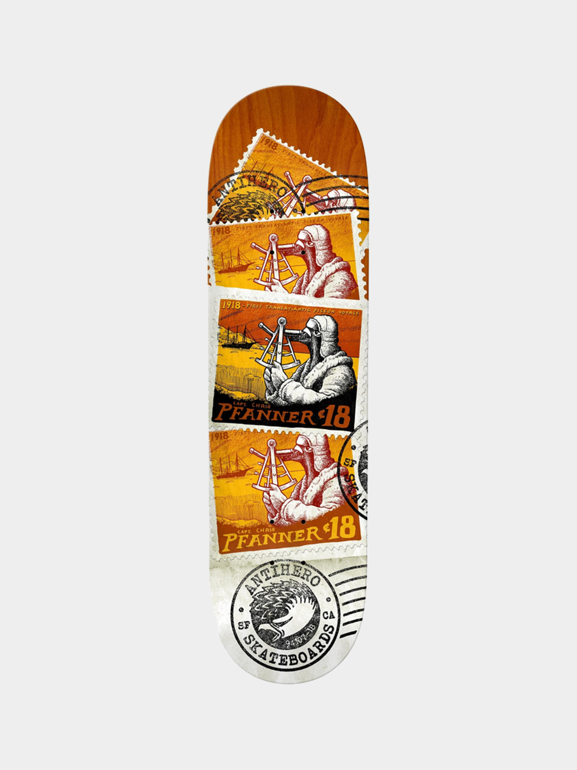 Deck Antihero Pfanner Postal (orange)