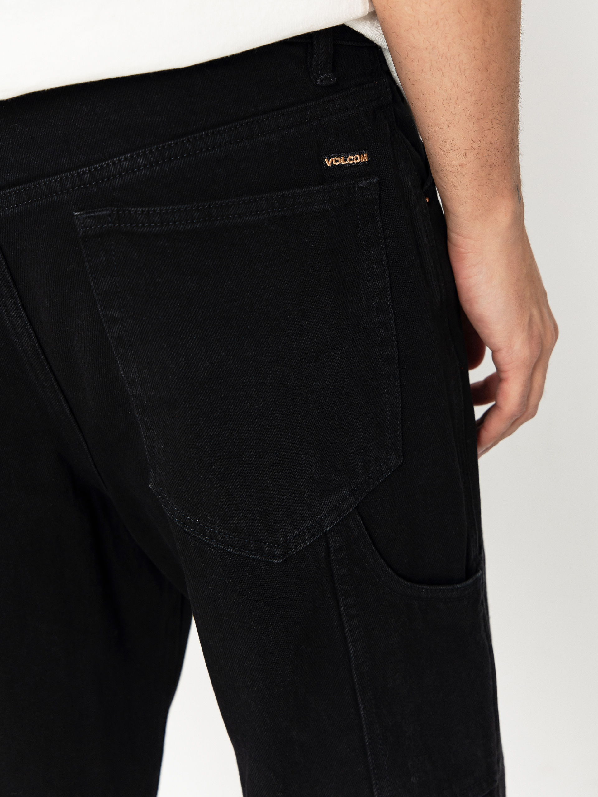 Spodnie Volcom Karpendter Lse Tprd Denim (black)