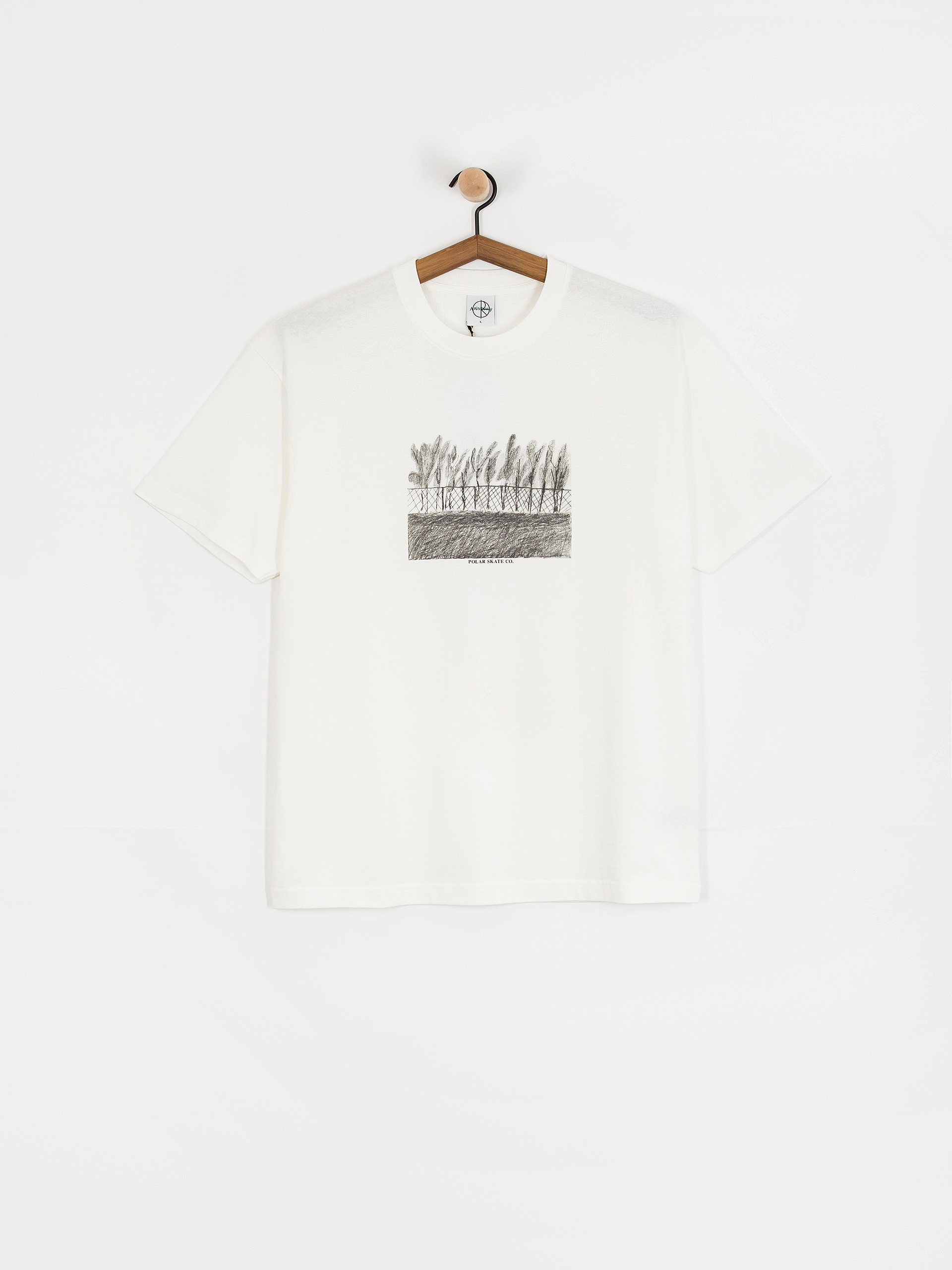 T-shirt Polar Skate Fence (cloud white)