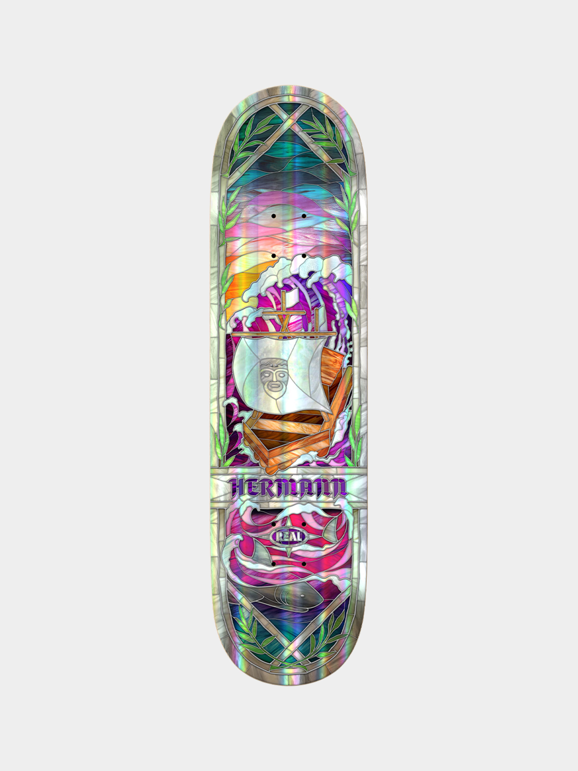 Deck Real Hermann Holographic Rainbow Foil Cathedral