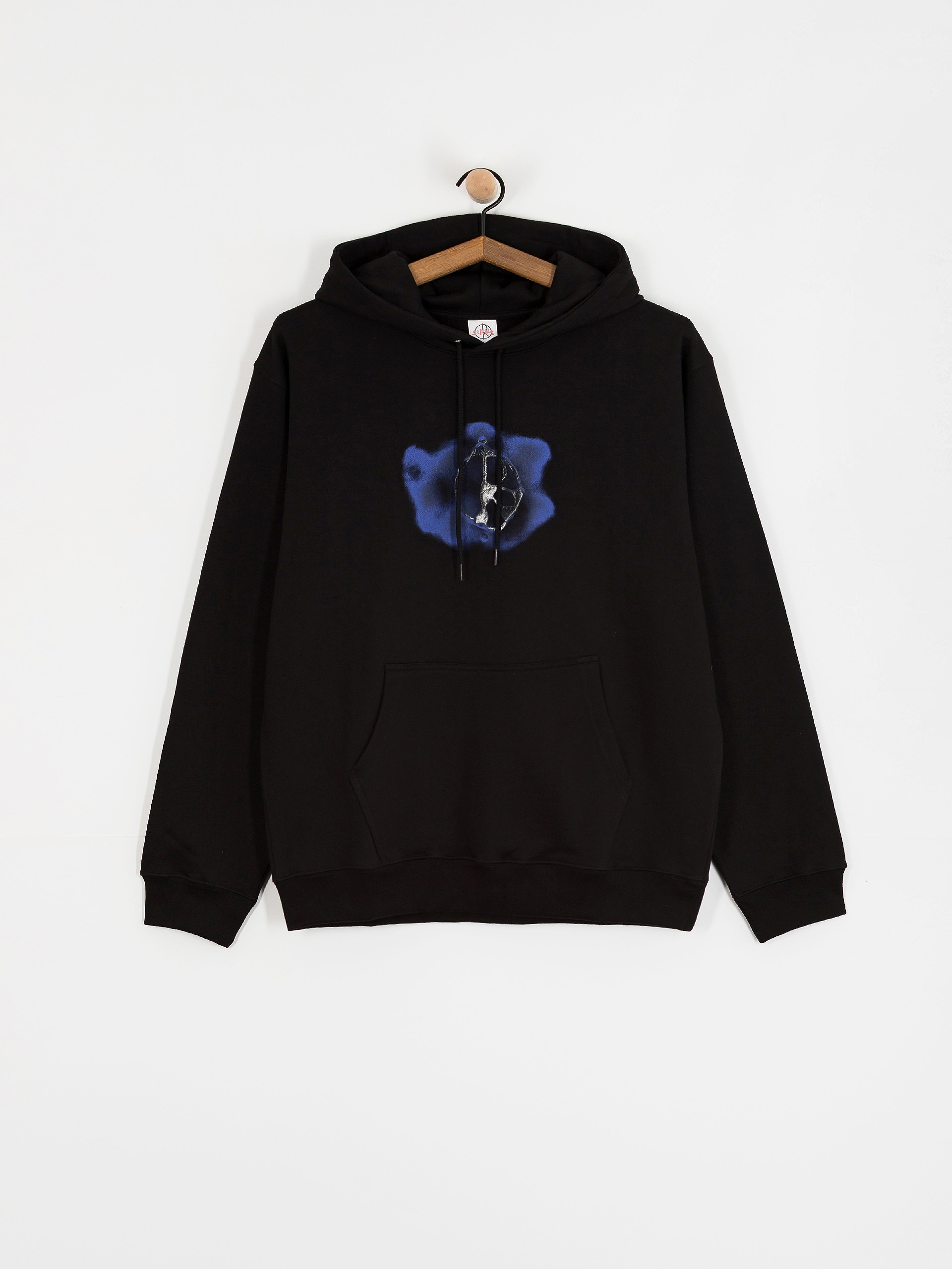 Bluza z kapturem Polar Skate Dave Metal Logo HD (black)