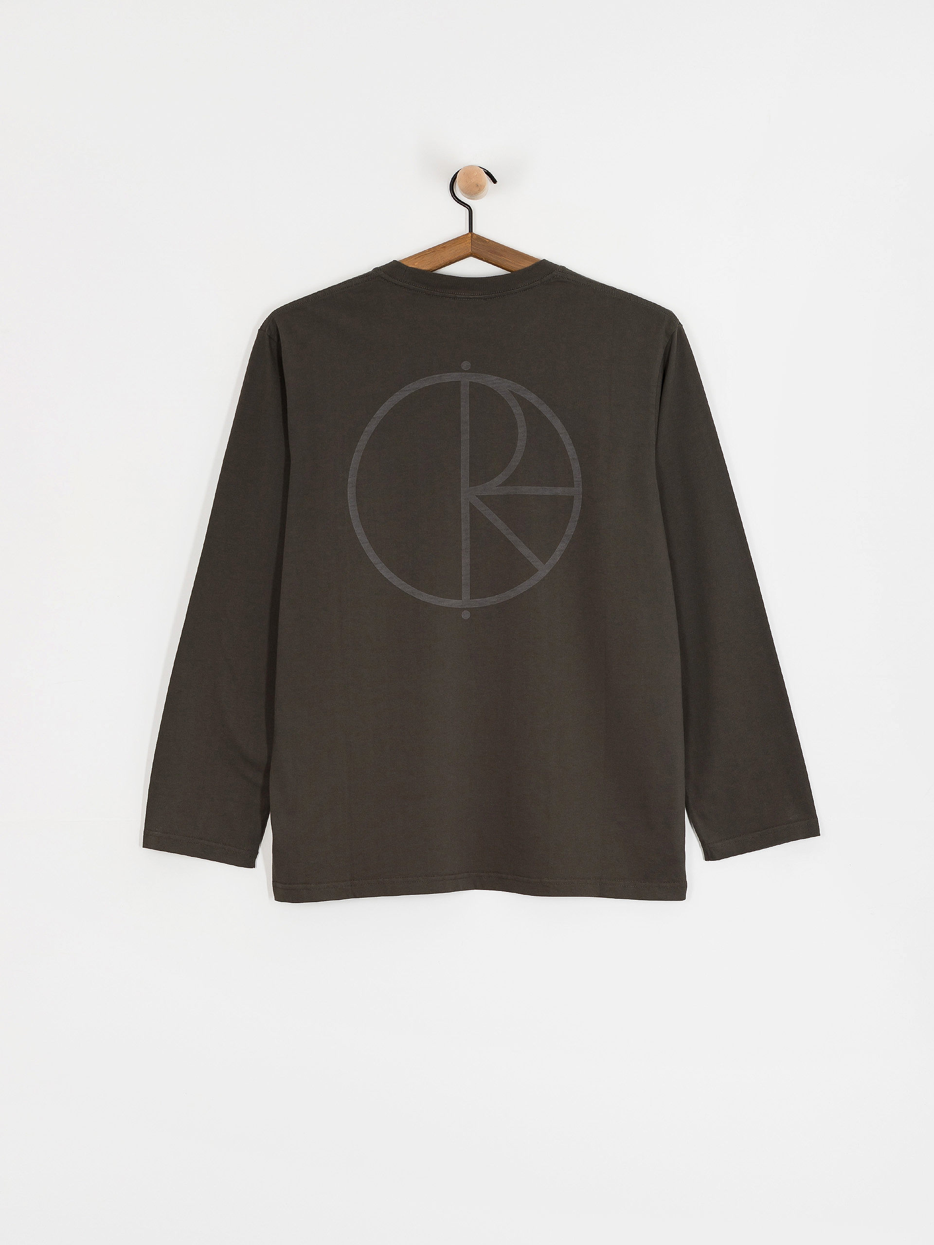 Longsleeve Polar Skate Steve Stroke Logo (dirty black)