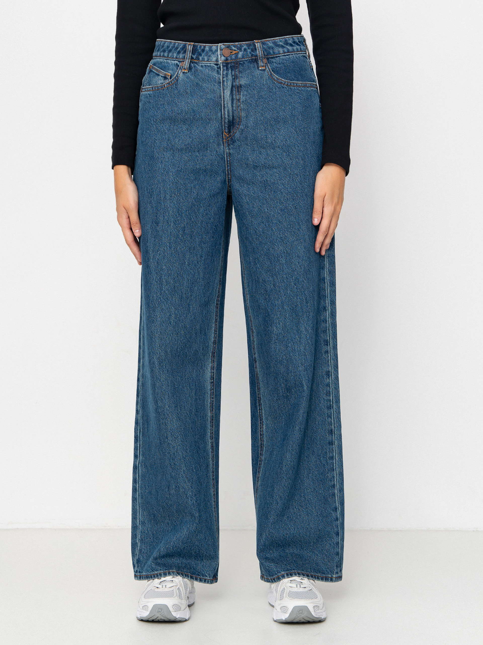 Spodnie Volcom Stoned Bf Hirise Wmn (indigo ridge wash)