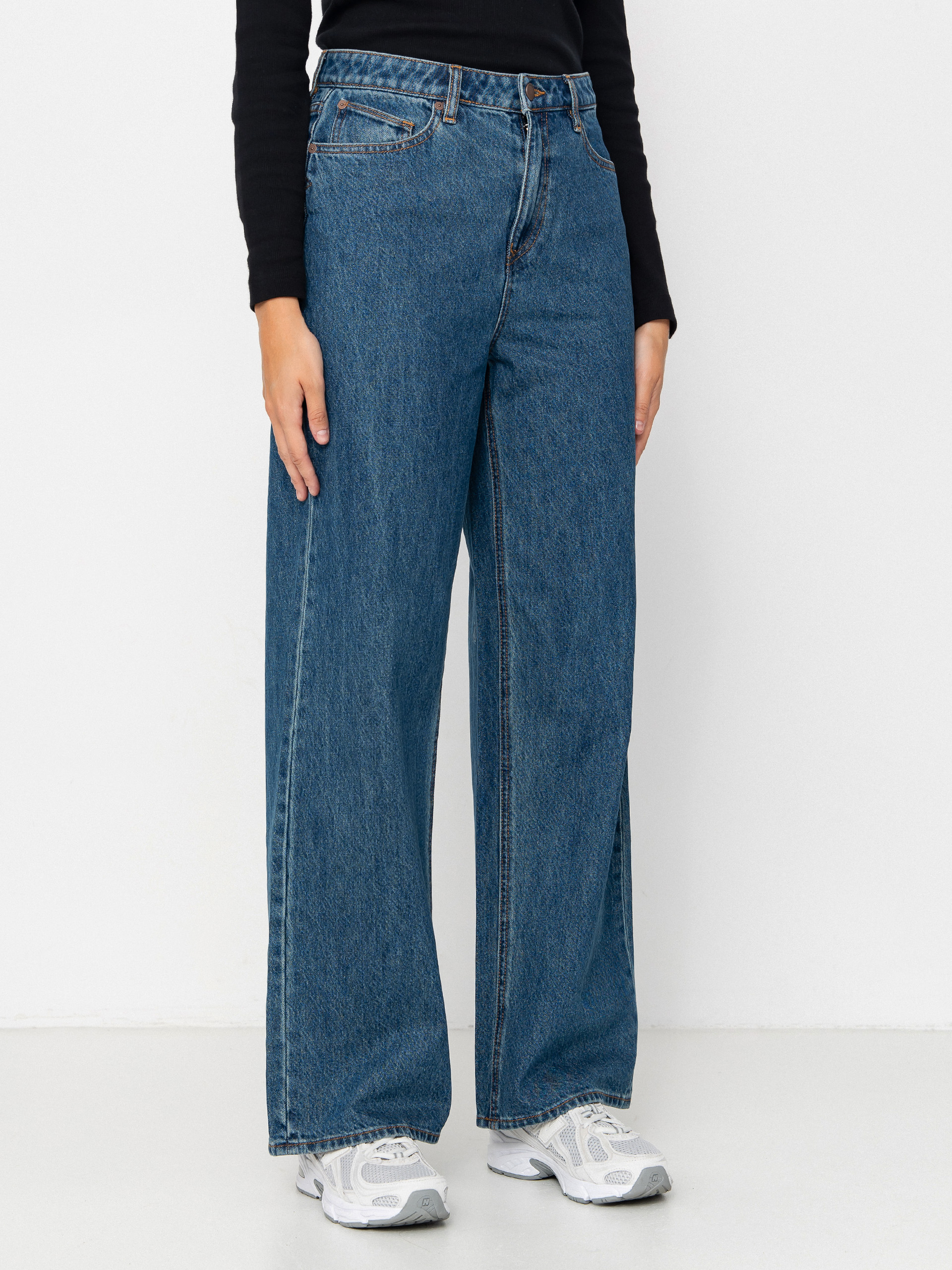 Spodnie Volcom Stoned Bf Hirise Wmn (indigo ridge wash)