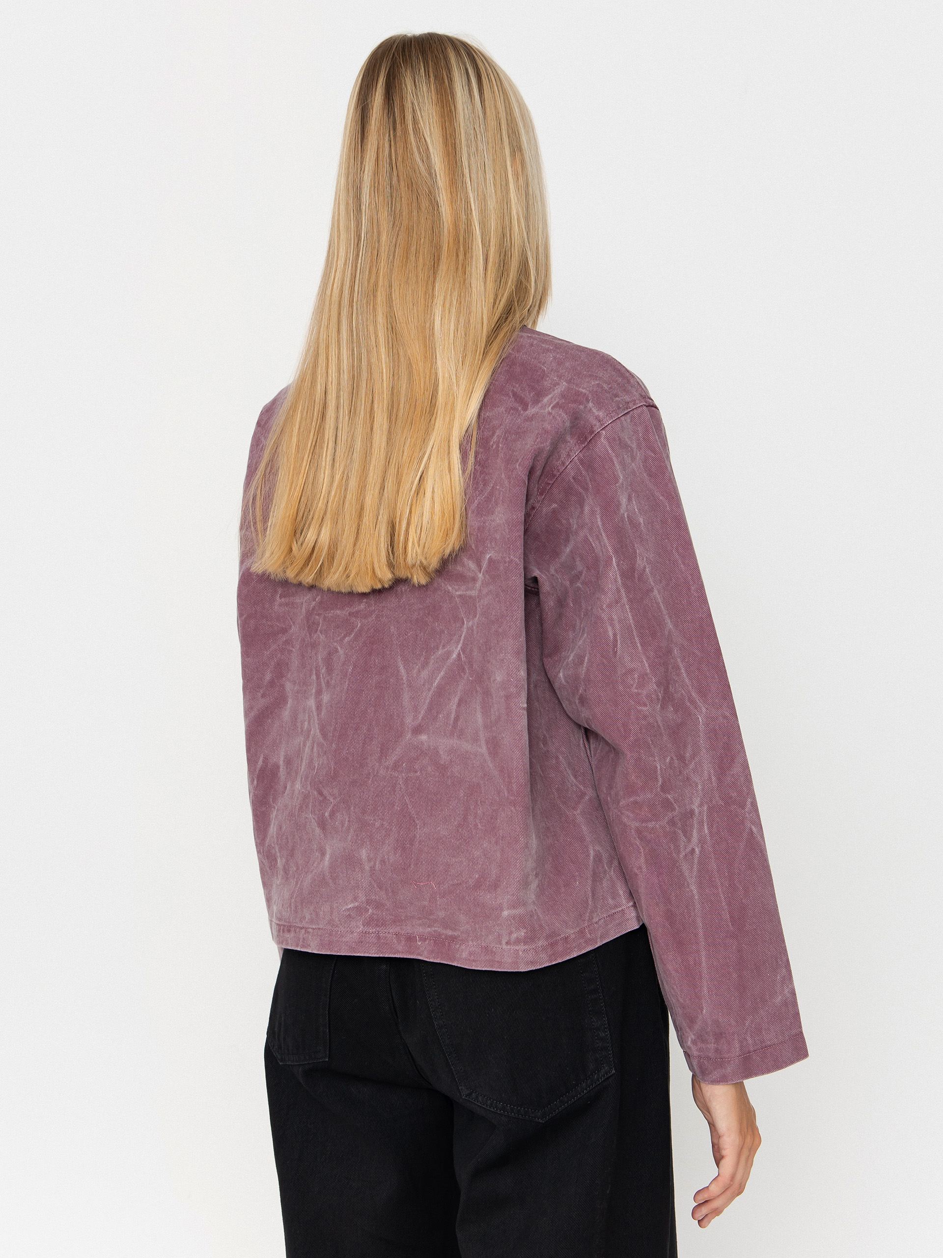 Kurtka OBEY Donovan Zip Wmn (tulip wrinkle wash)