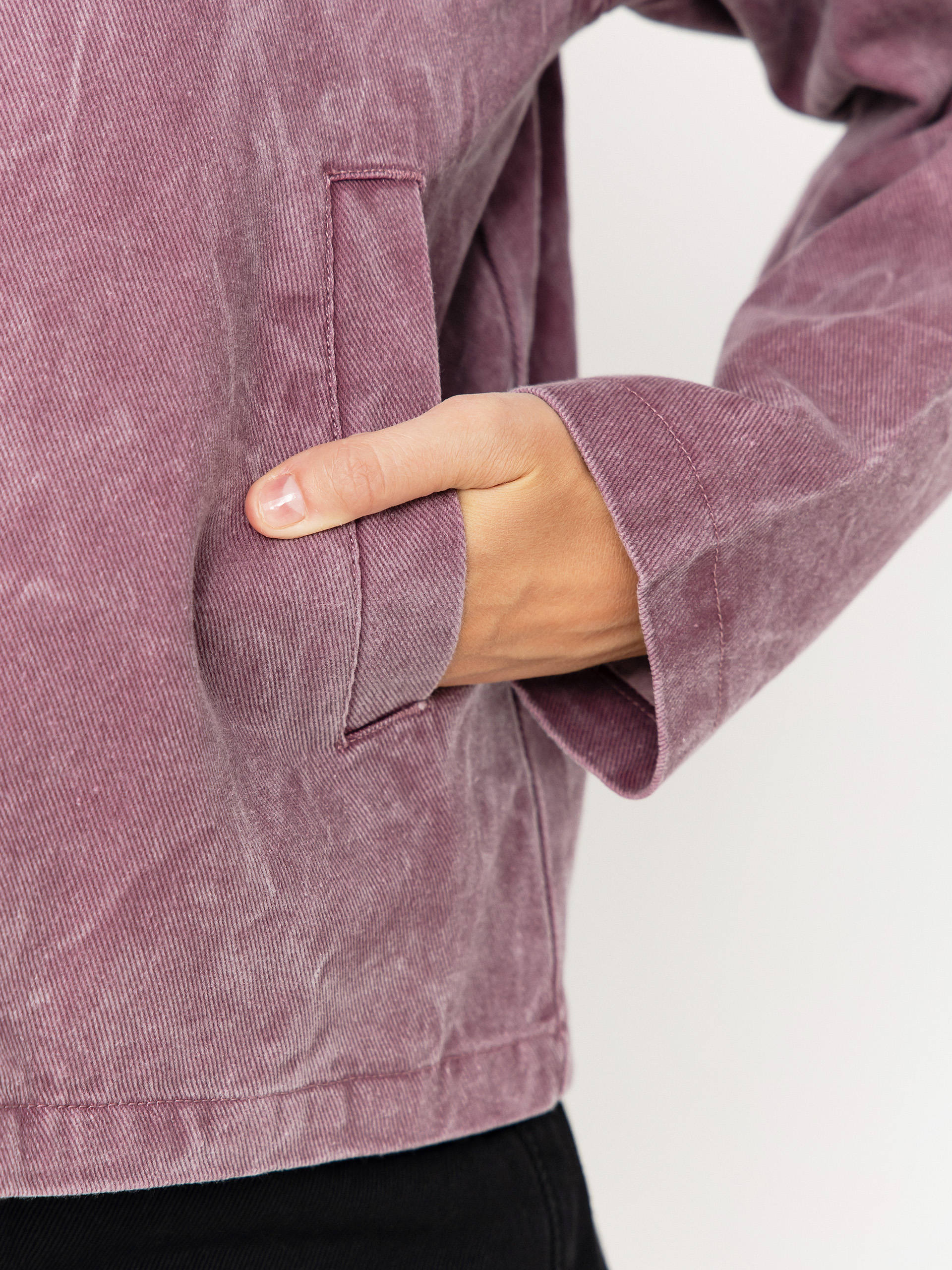 Kurtka OBEY Donovan Zip Wmn (tulip wrinkle wash)