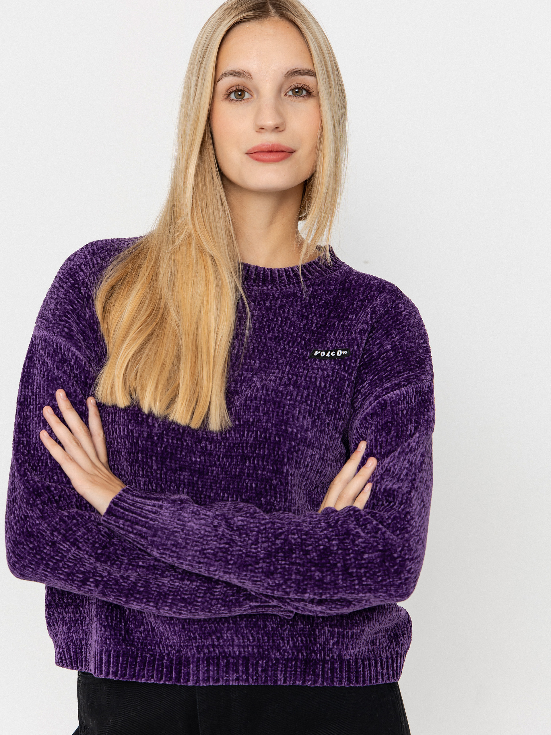 Sweter Volcom Bubble Tease Sweater Wmn (acai)