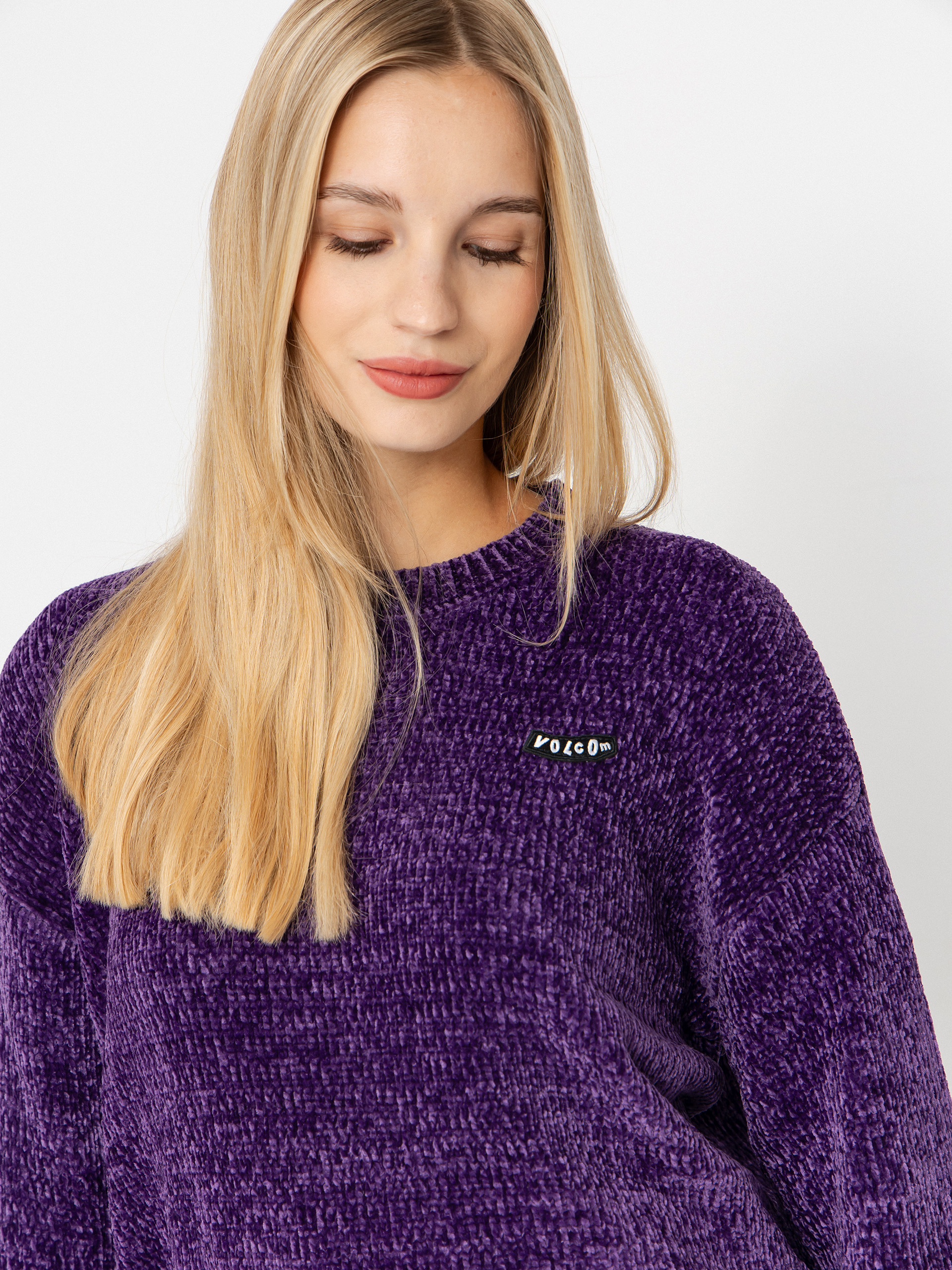 Sweter Volcom Bubble Tease Sweater Wmn (acai)