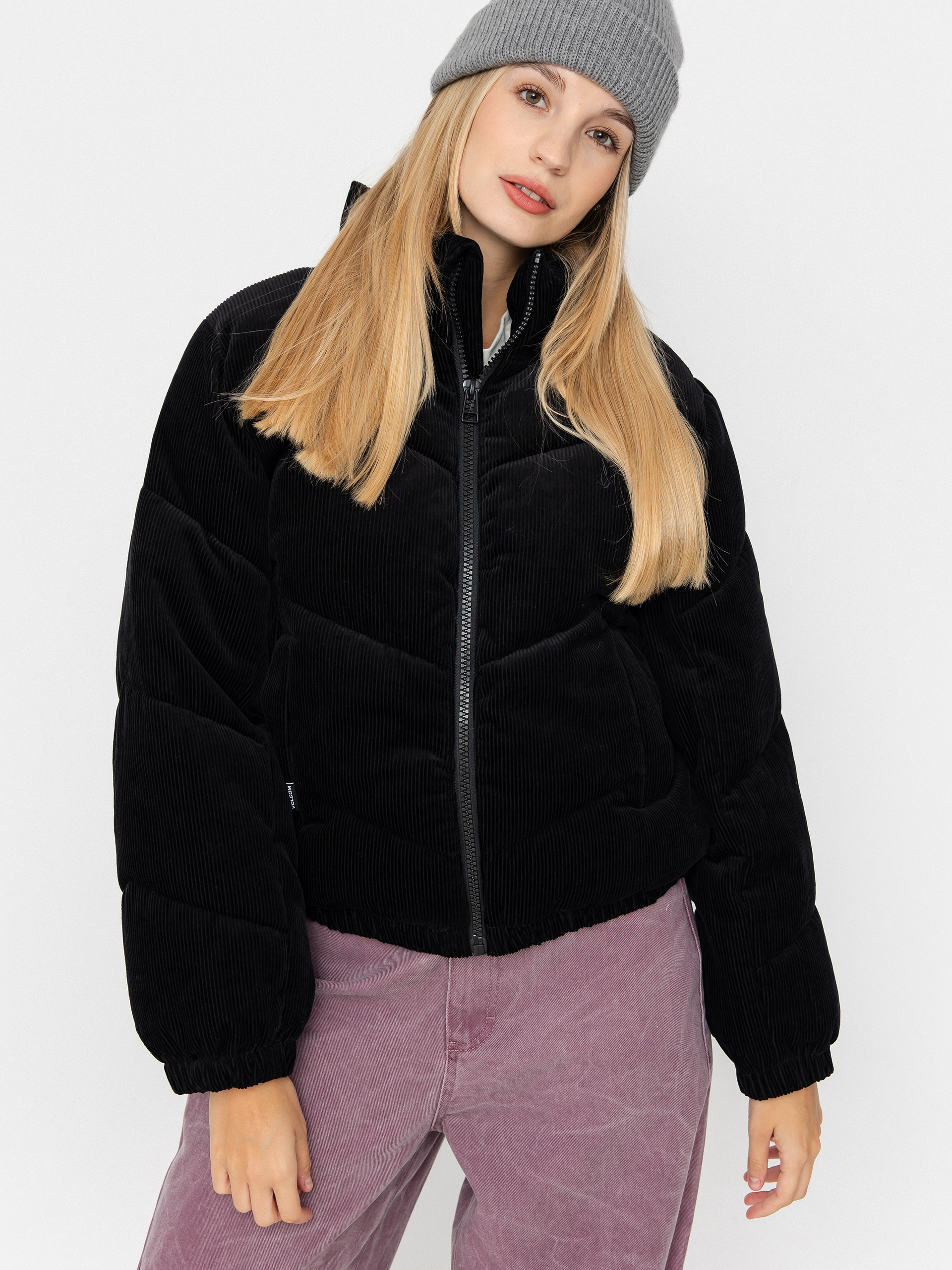 Kurtka Volcom Cord'n Stone Puff Wmn (black)