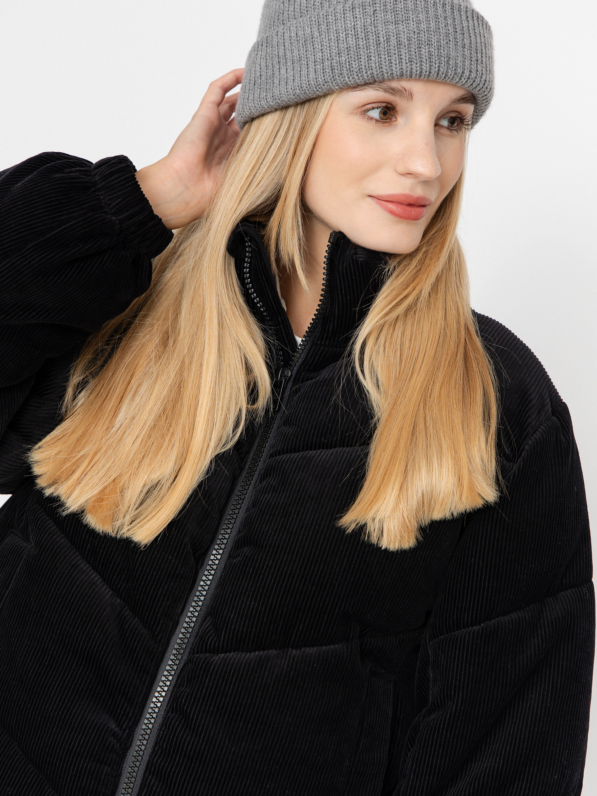 Kurtka Volcom Cord'n Stone Puff Wmn (black)