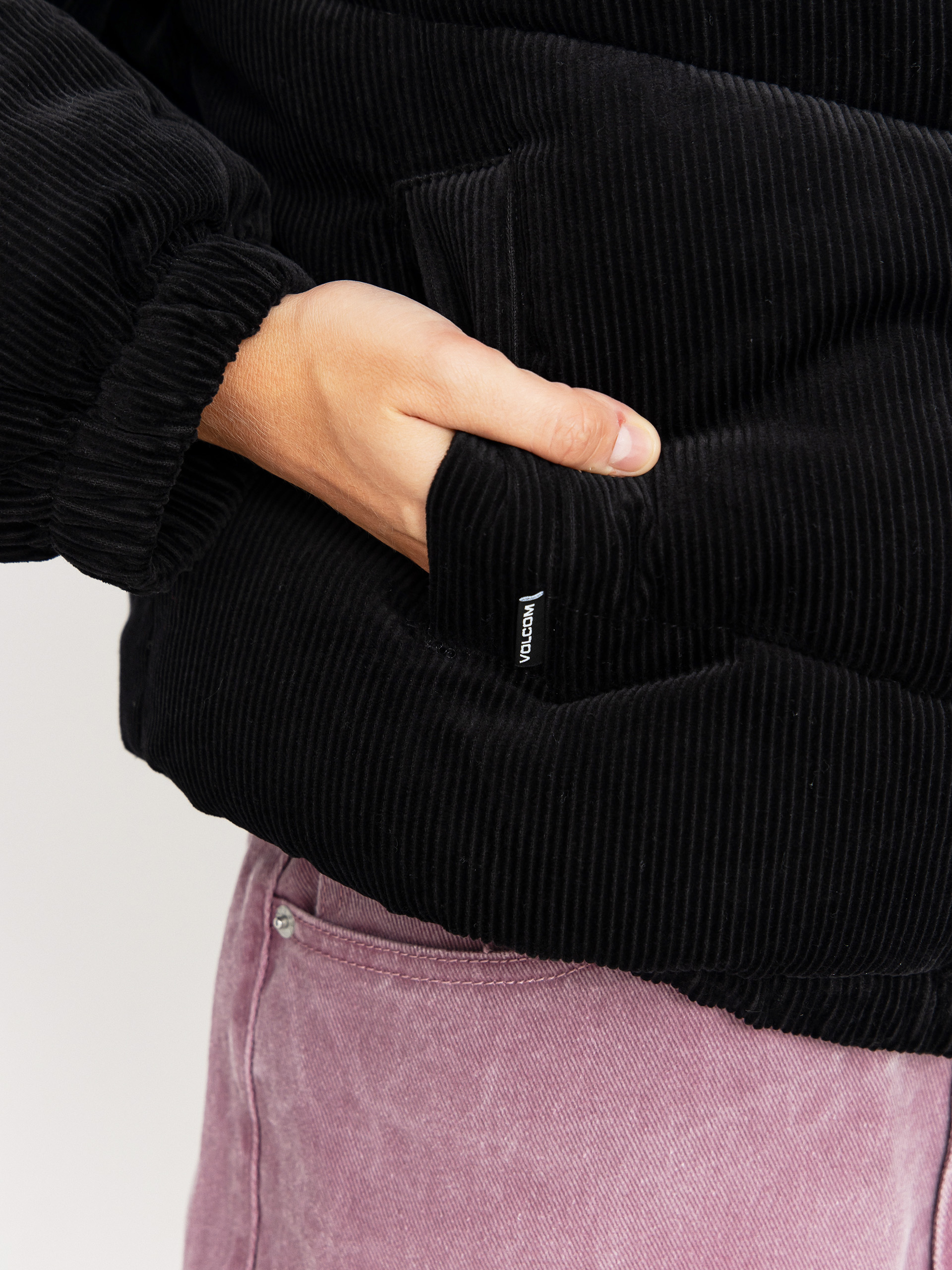 Kurtka Volcom Cord'n Stone Puff Wmn (black)