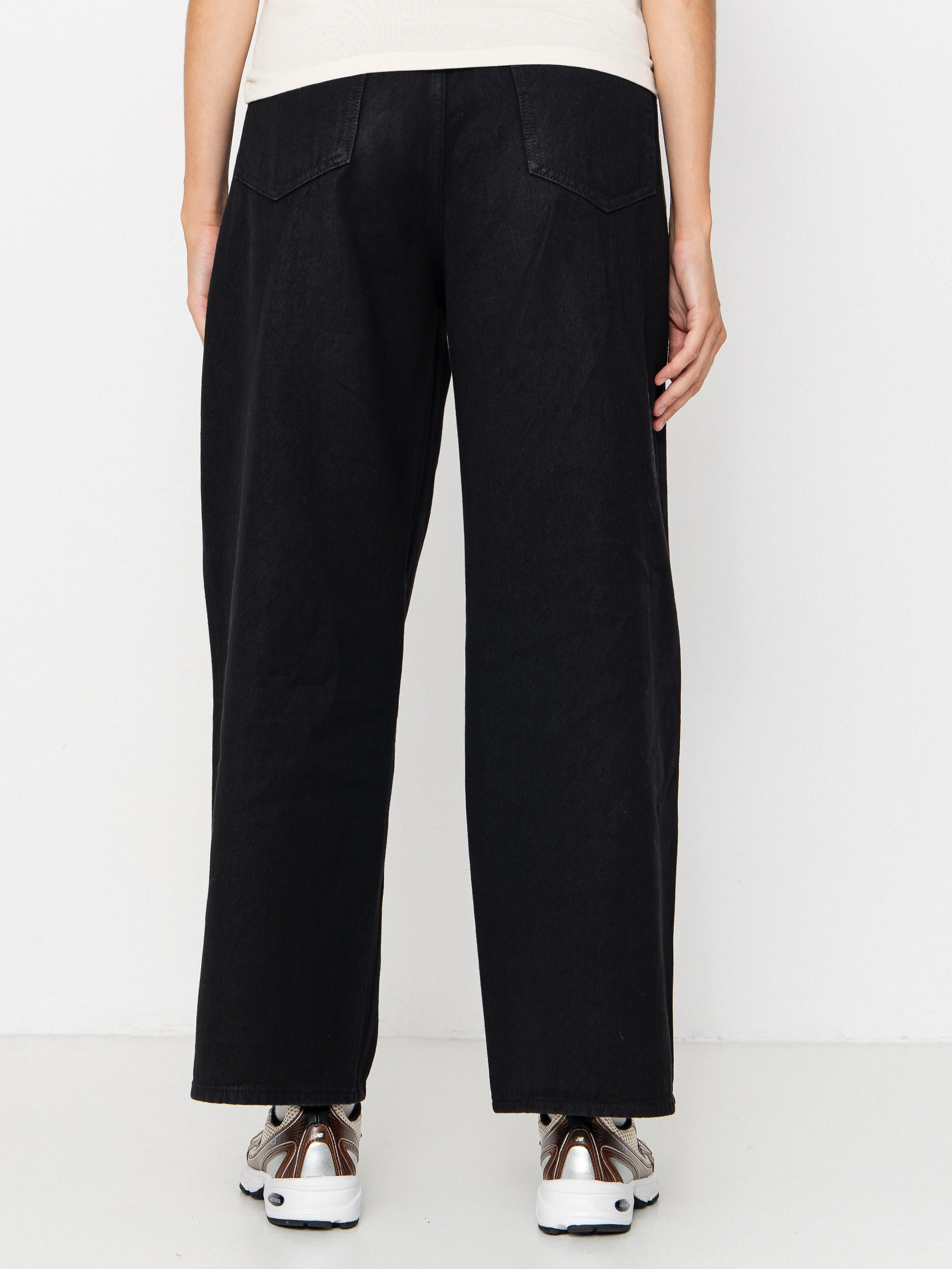 Spodnie Volcom Beeggy Denim Wmn (black combo)