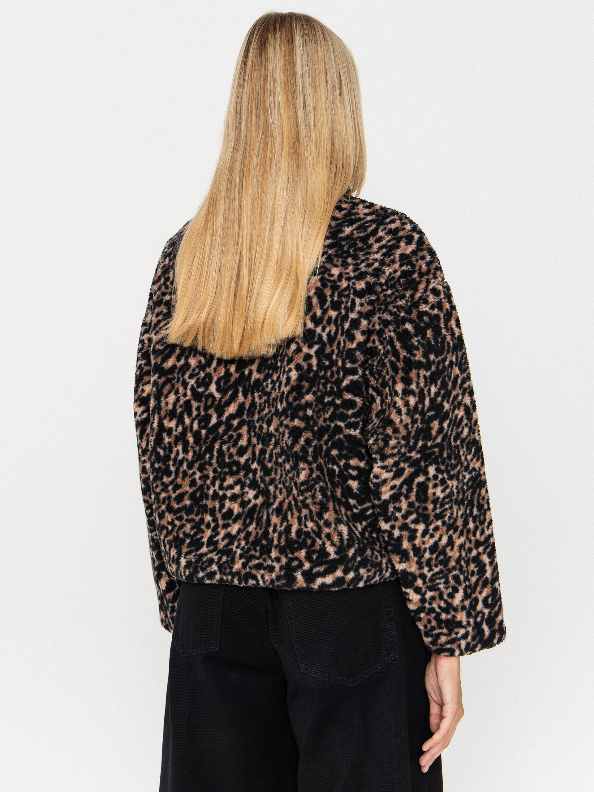 Bluza Volcom Wylding Out Sherpa Wmn (animal print)
