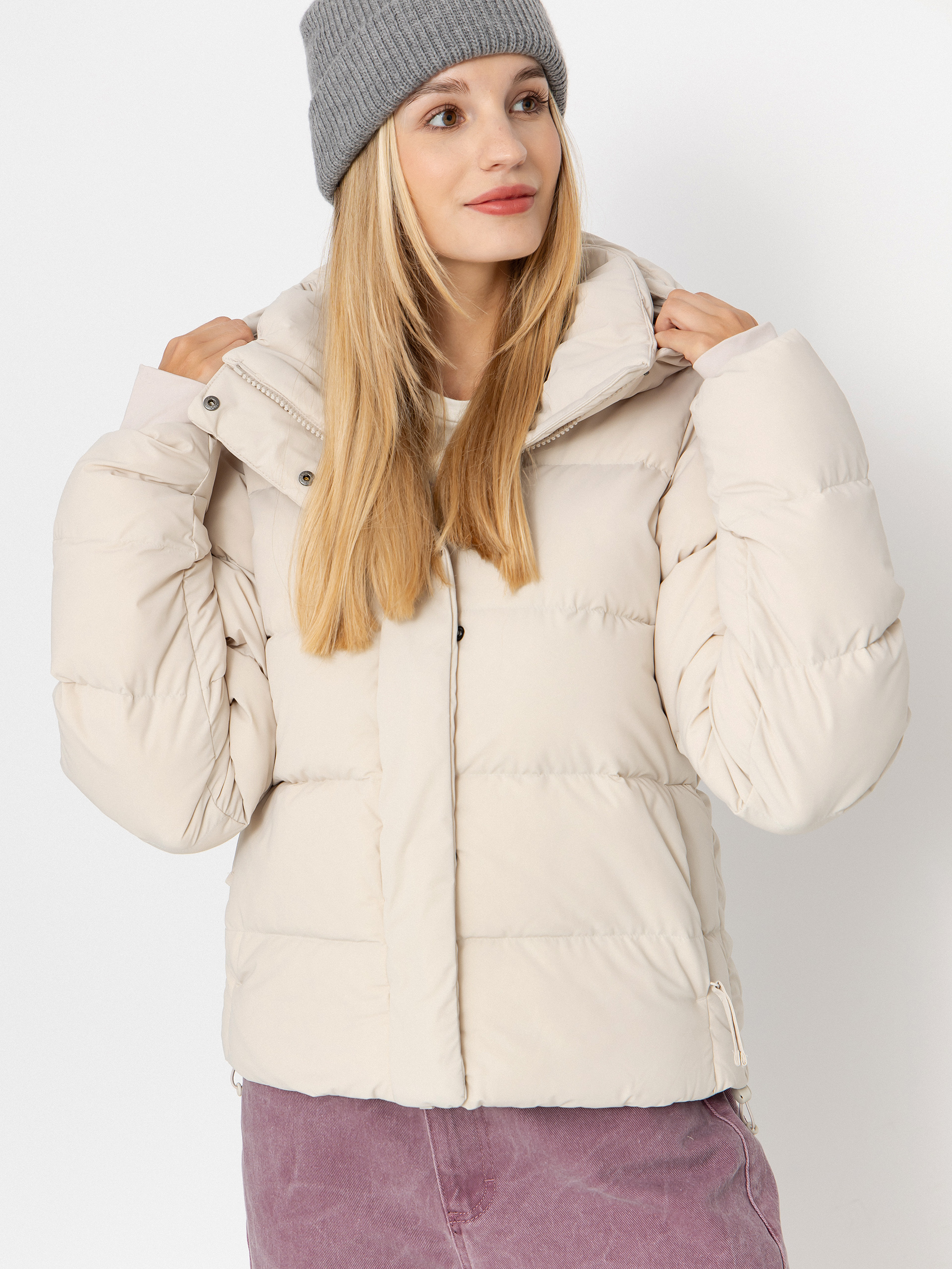 Kurtka Columbia Amaze Puff Hooded Wmn (dark stone)