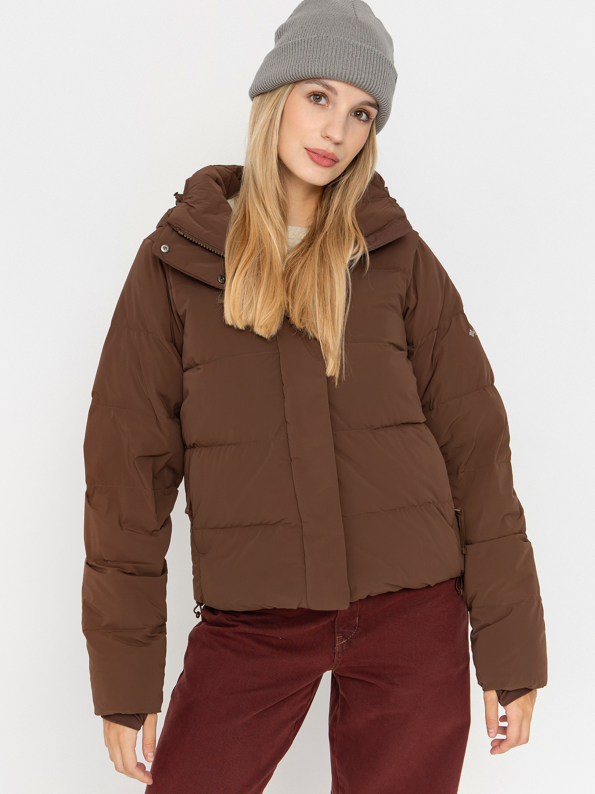 Kurtka Columbia Amaze Puff Hooded Wmn (tobacco)