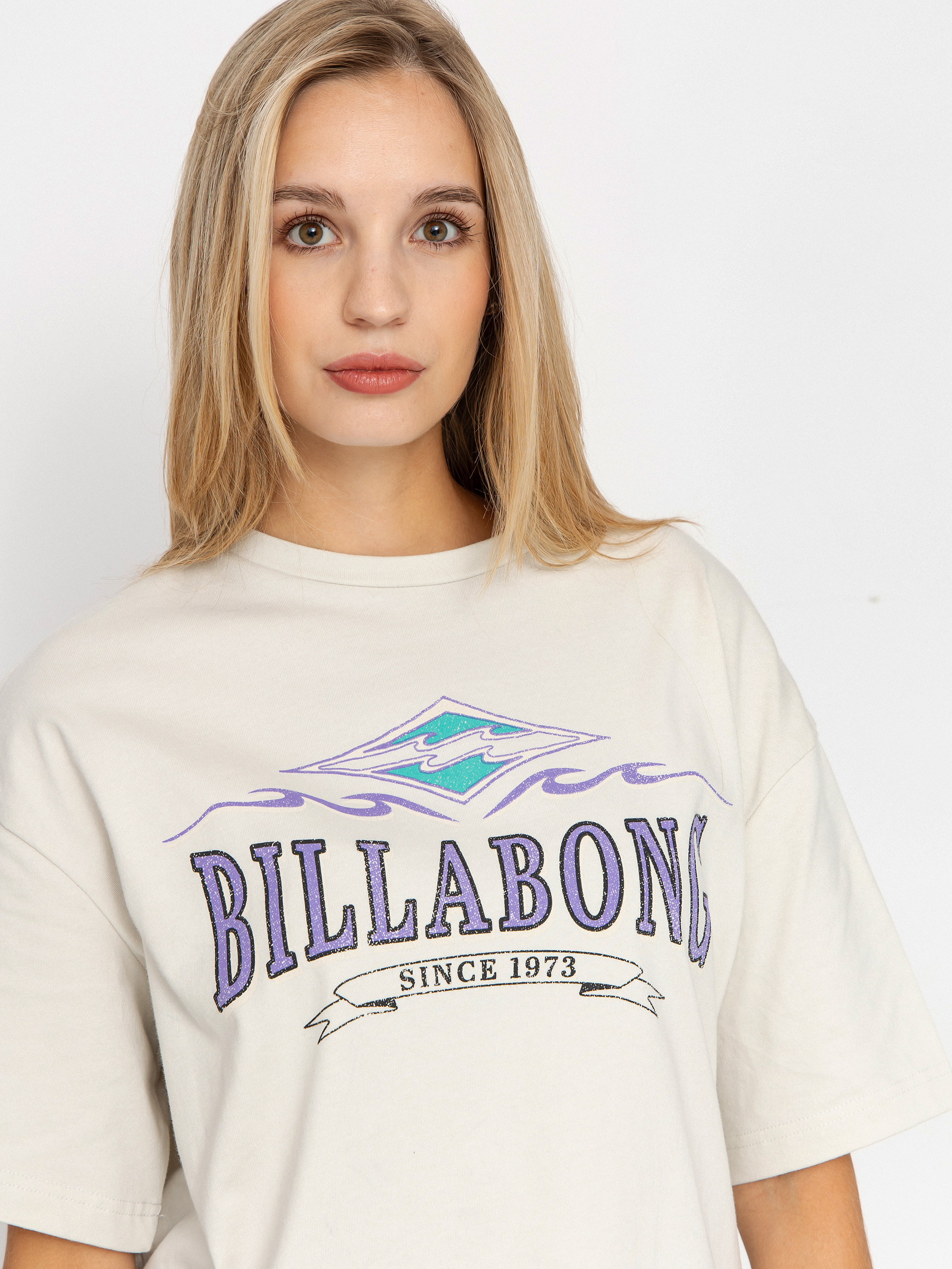 T-shirt Billabong Wave Out Wmn (light grey)