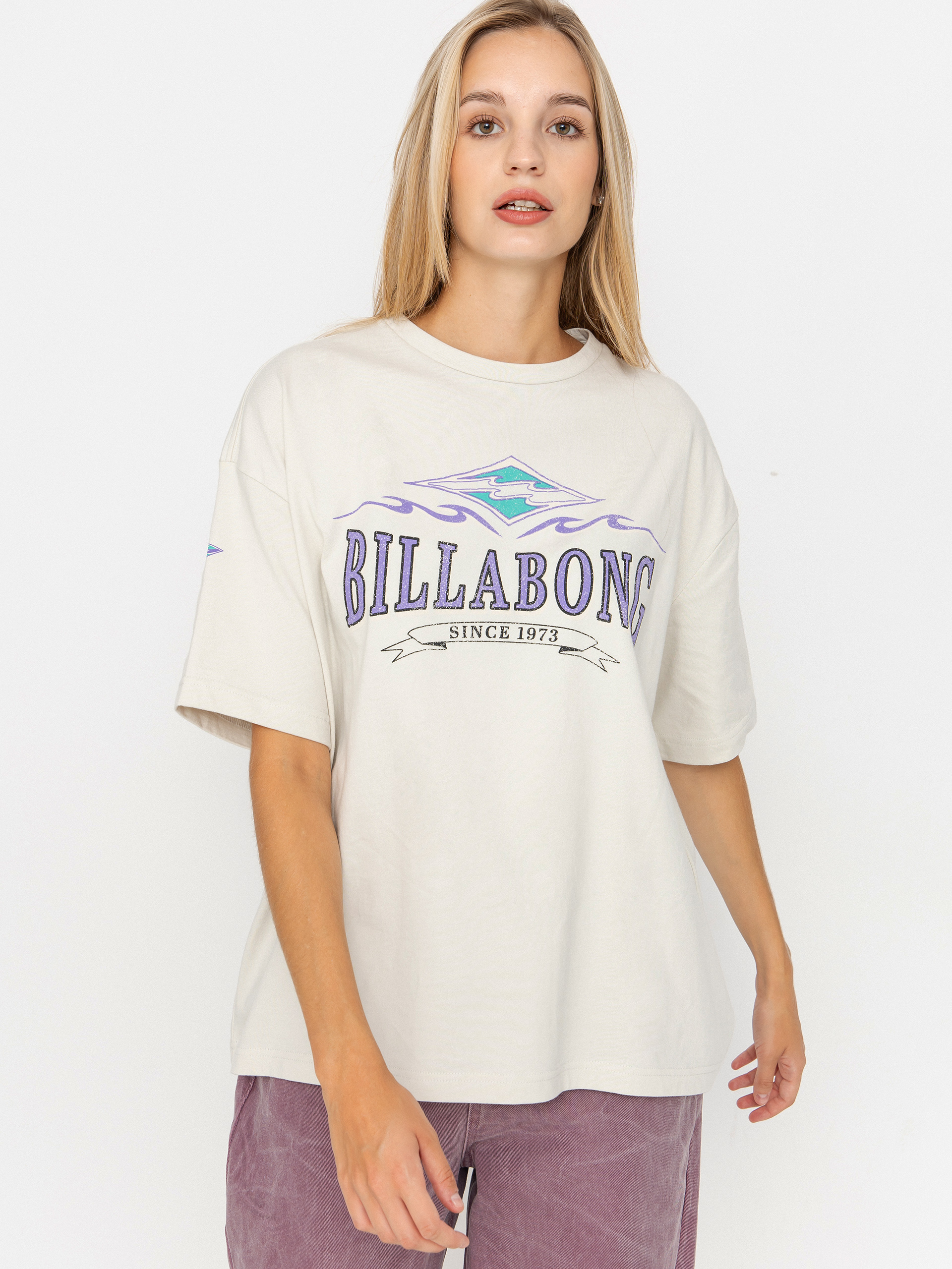 T-shirt Billabong Wave Out Wmn (light grey)