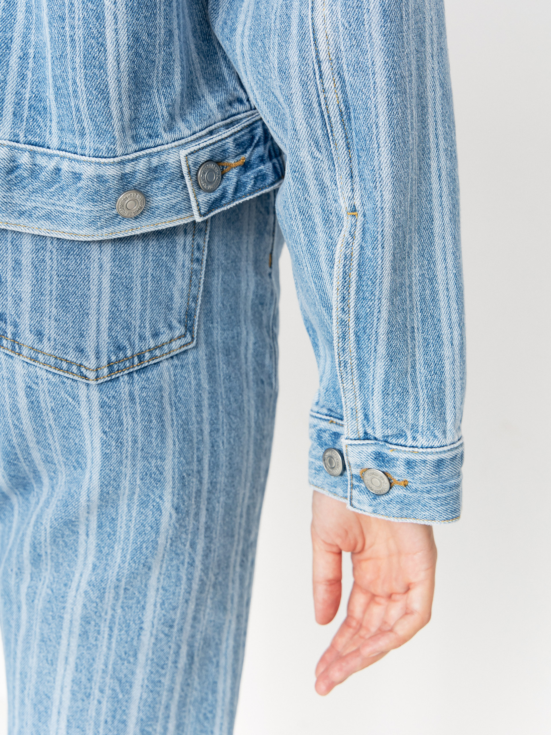 Spodnie Carhartt WIP Rylan Wmn (rylan stripe/blue/stone bleached)