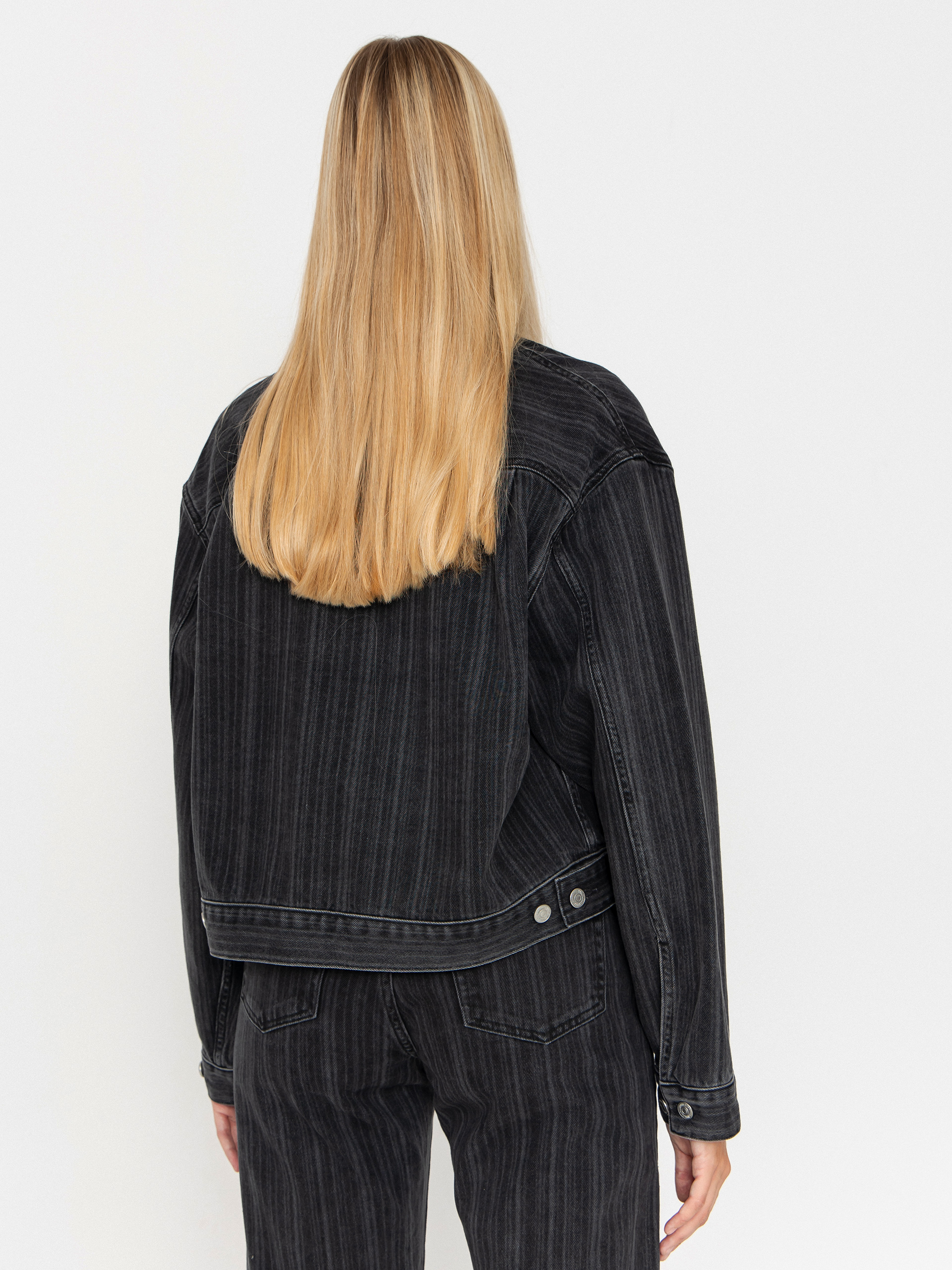 Kurtka Carhartt WIP Rylan Wmn (rylan stripe/black/stone washed)