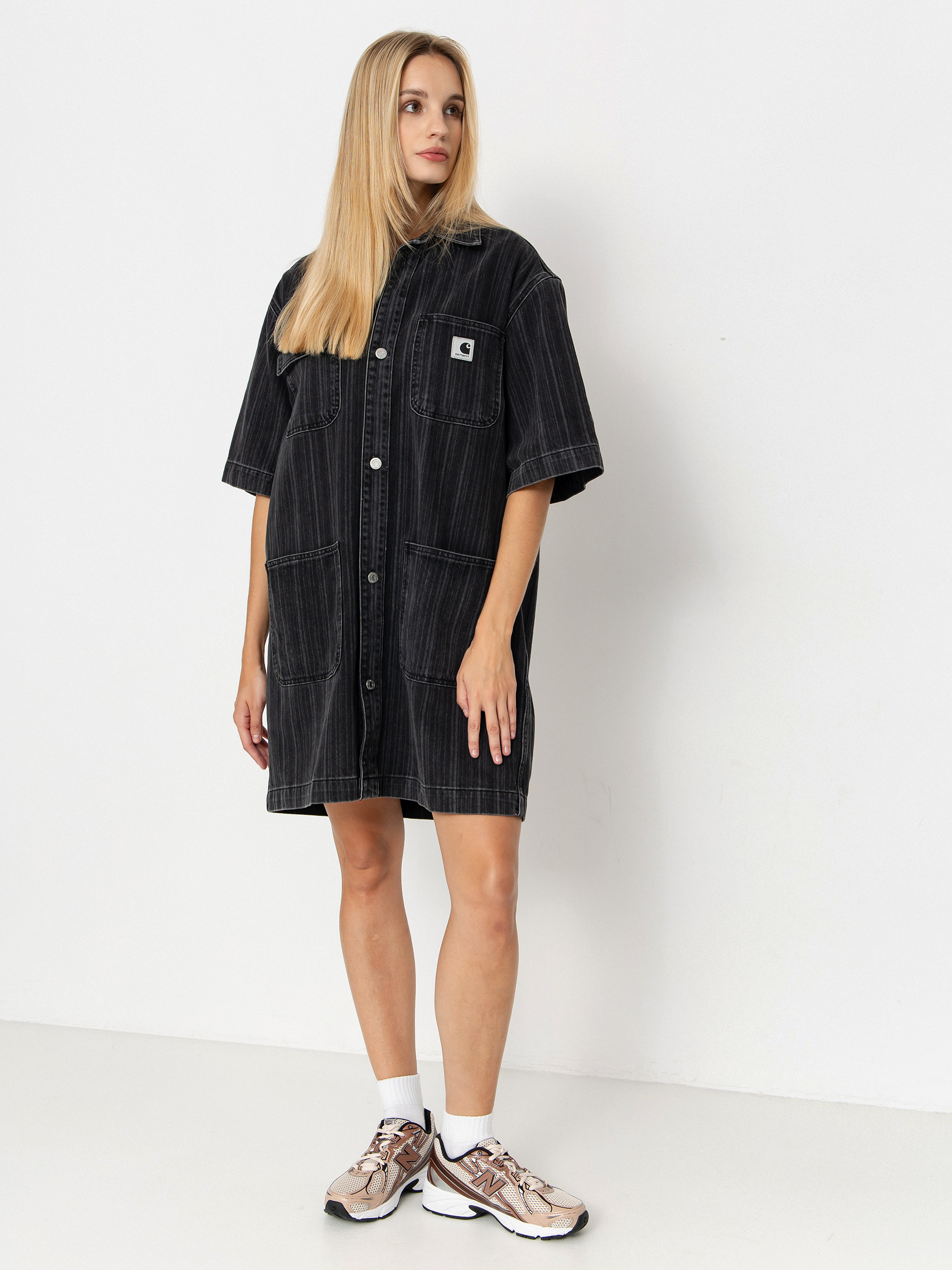 Sukienka Carhartt WIP Rylan Dress Wmn (rylan stripe/black/stone washed)